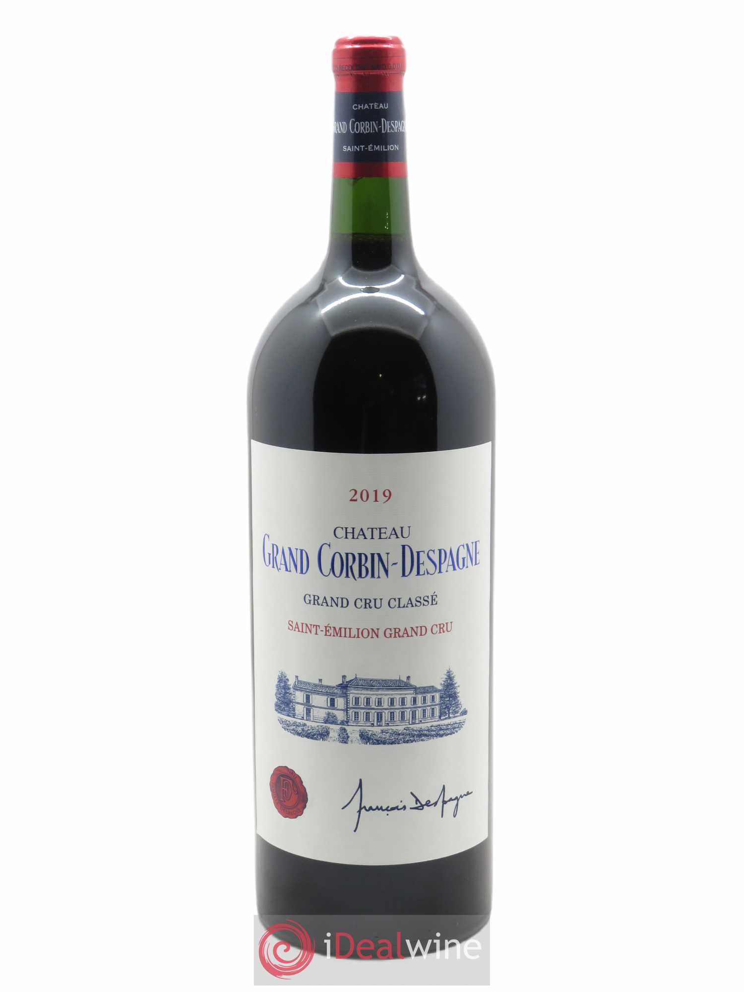Château Grand Corbin Despagne Grand Cru Classé (CBO à partir de 6 BTS) 2019 - Lot de 1 magnum - 0