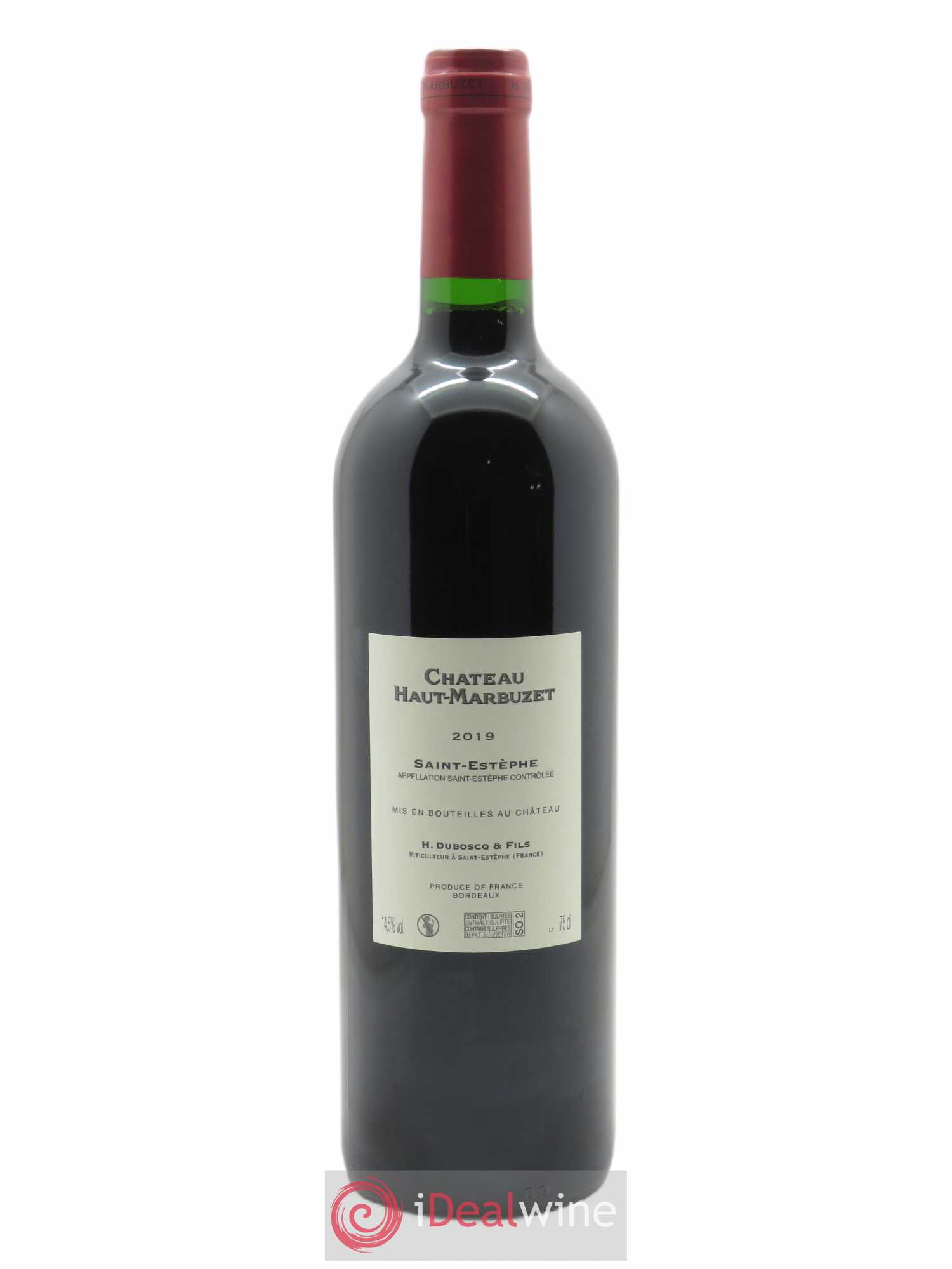 Château Haut Marbuzet 2019 - Lot of 1 bottle - 1
