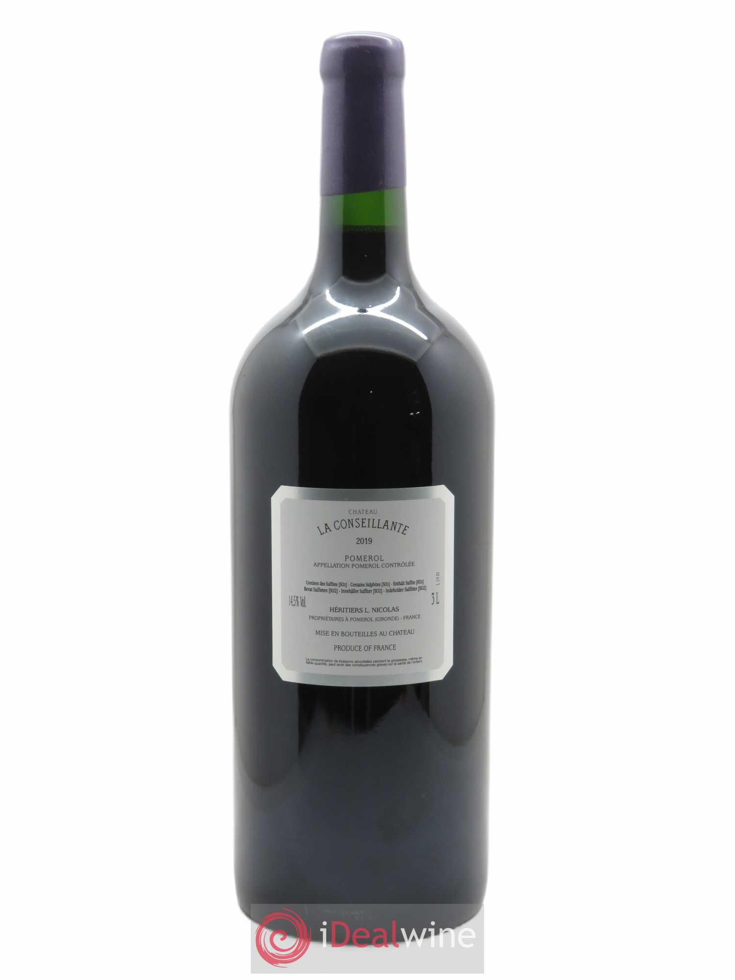 Château la Conseillante (CBO à partir de 1 BTE) 2019 - Lot de 1 double magnum - 1