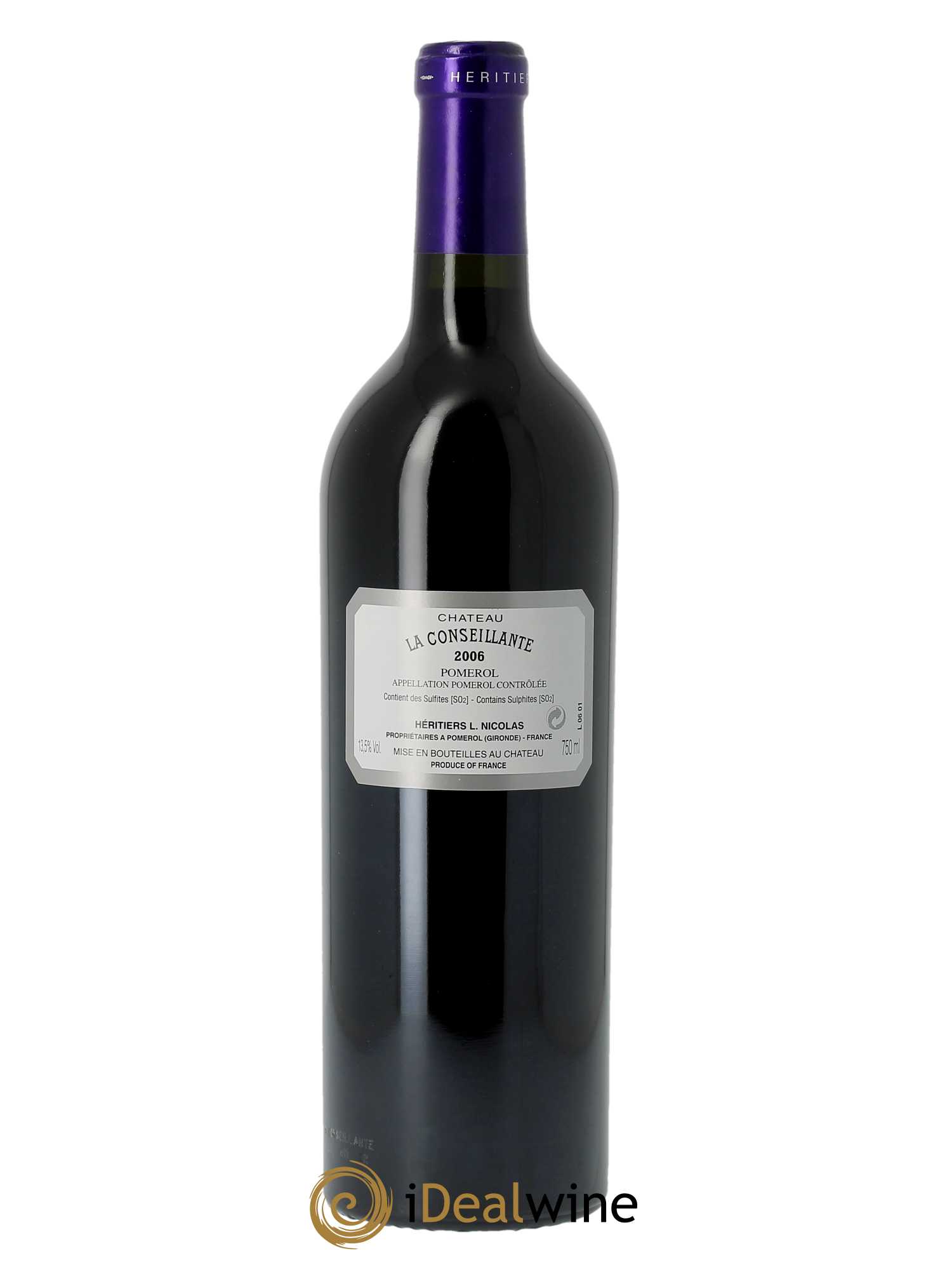Château la Conseillante - 2006 - Lot de 1 bouteille - 1