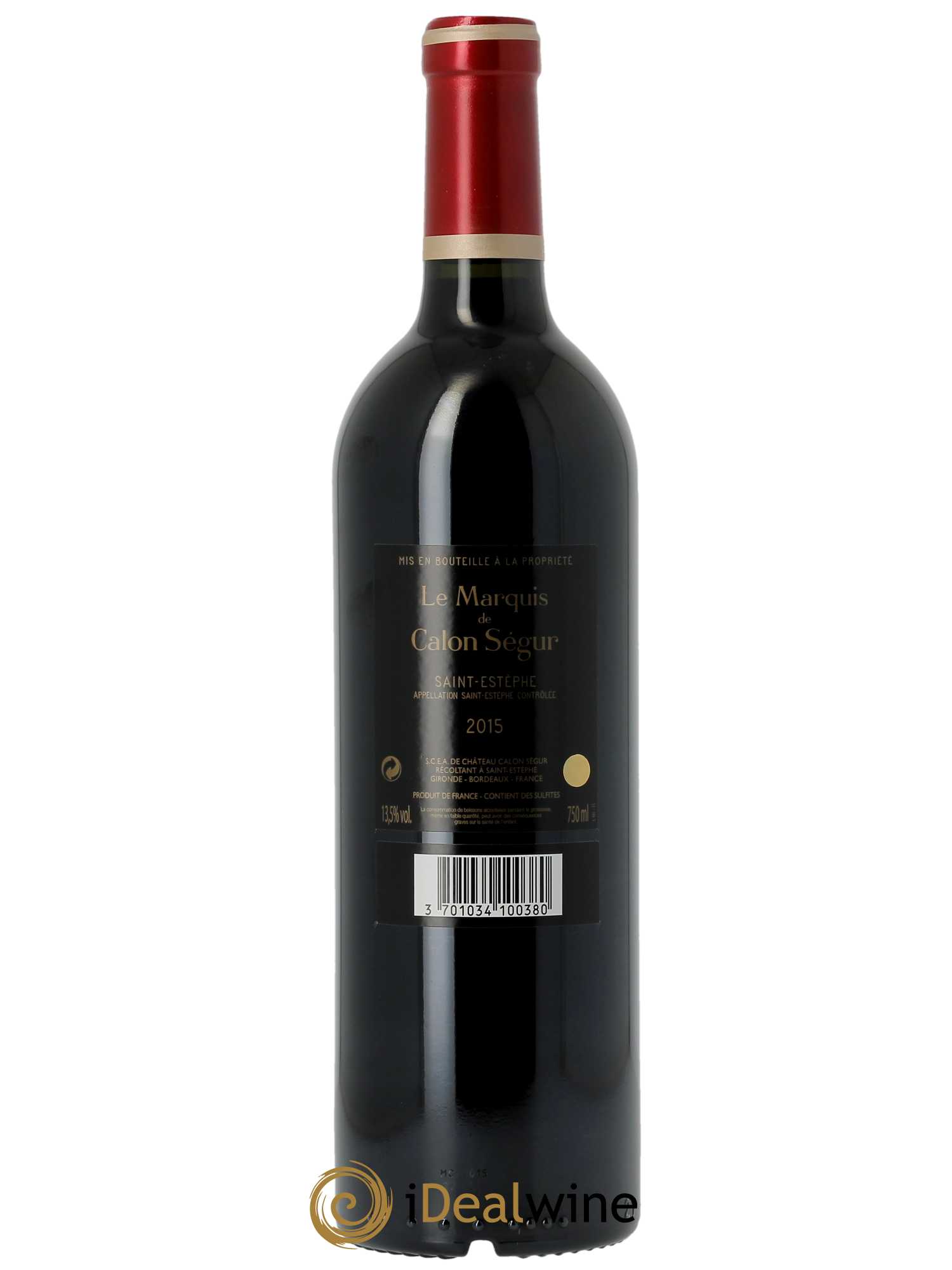 Marquis de Calon Second Vin 2015 - Lot de 1 bouteille - 1