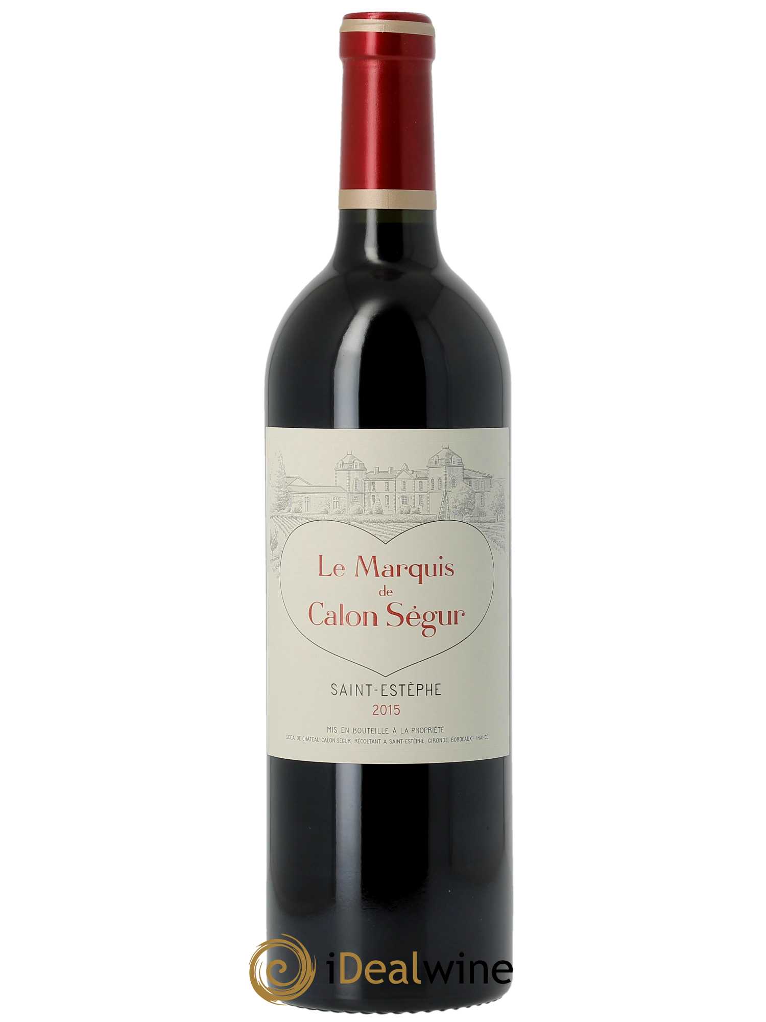 Marquis de Calon Second Vin 2015 - Lot de 1 bouteille - 0