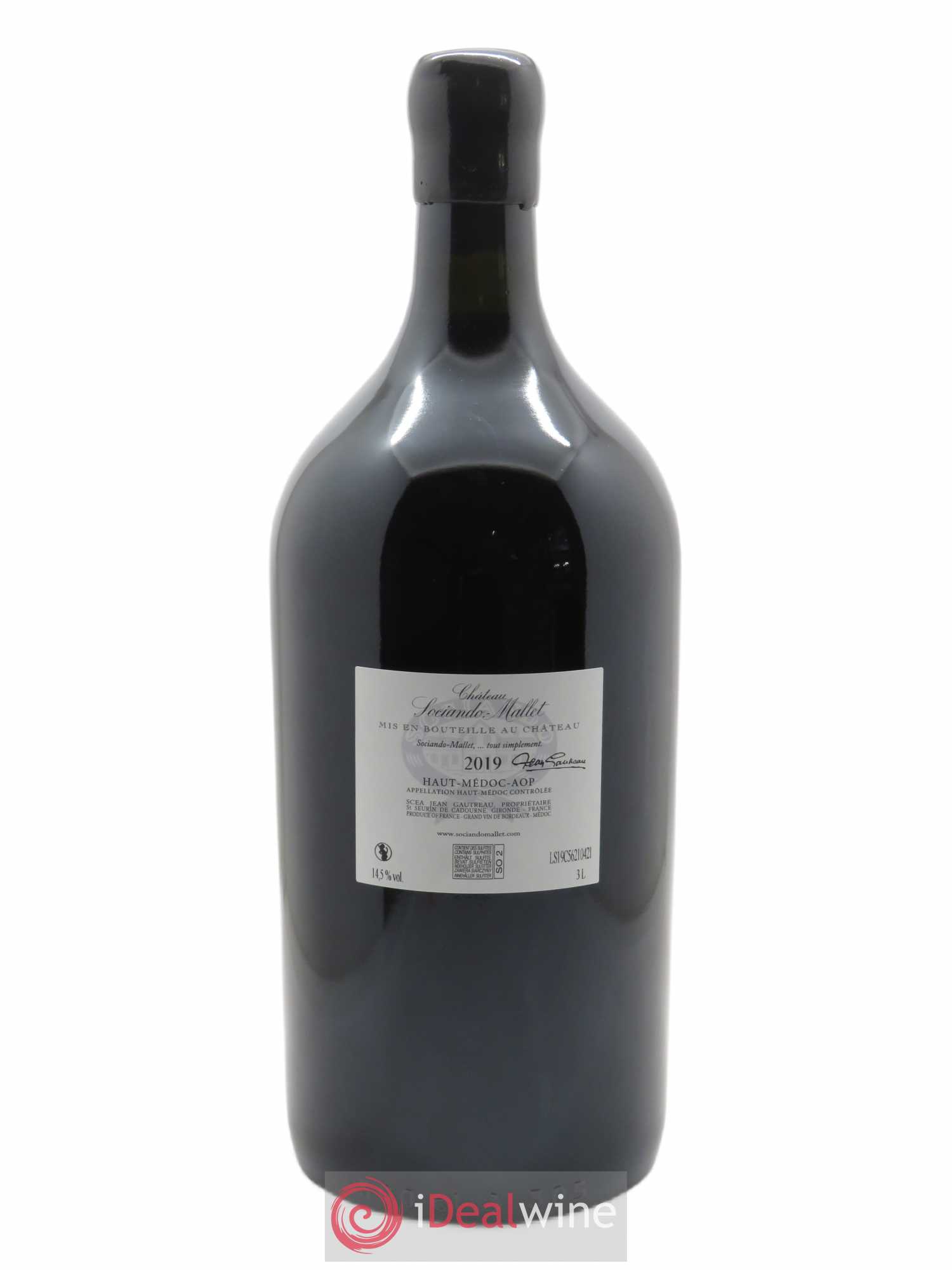 Château Sociando Mallet (CBO à partir de 1 BTE) 2019 - Lot de 1 double magnum - 1