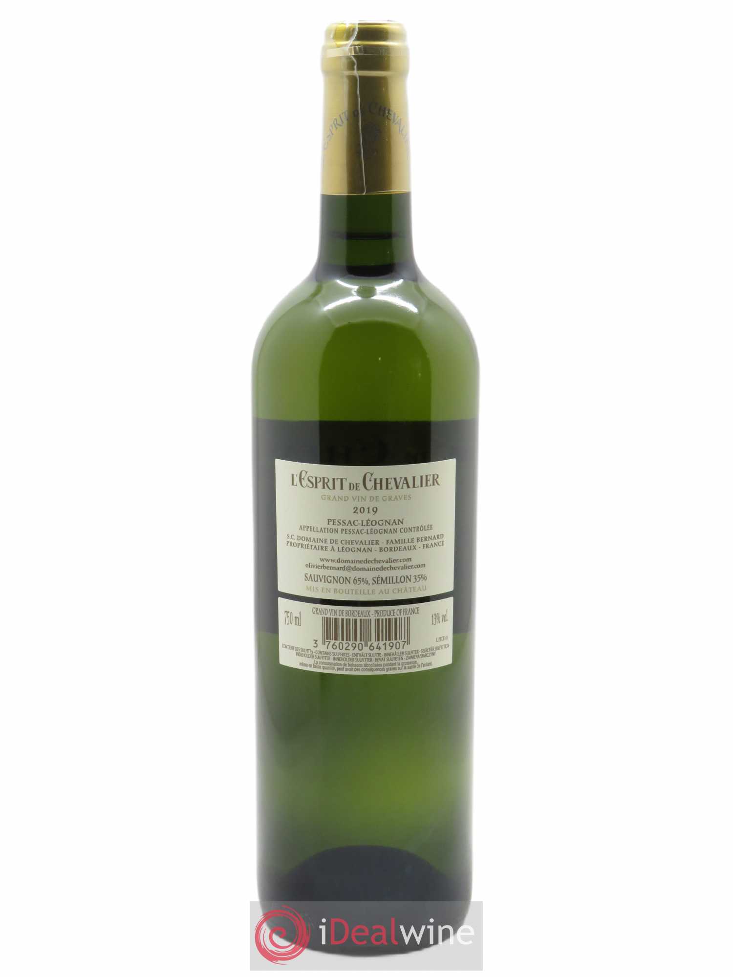 Esprit de Chevalier Second Vin 2019 - Lot de 1 bouteille - 1