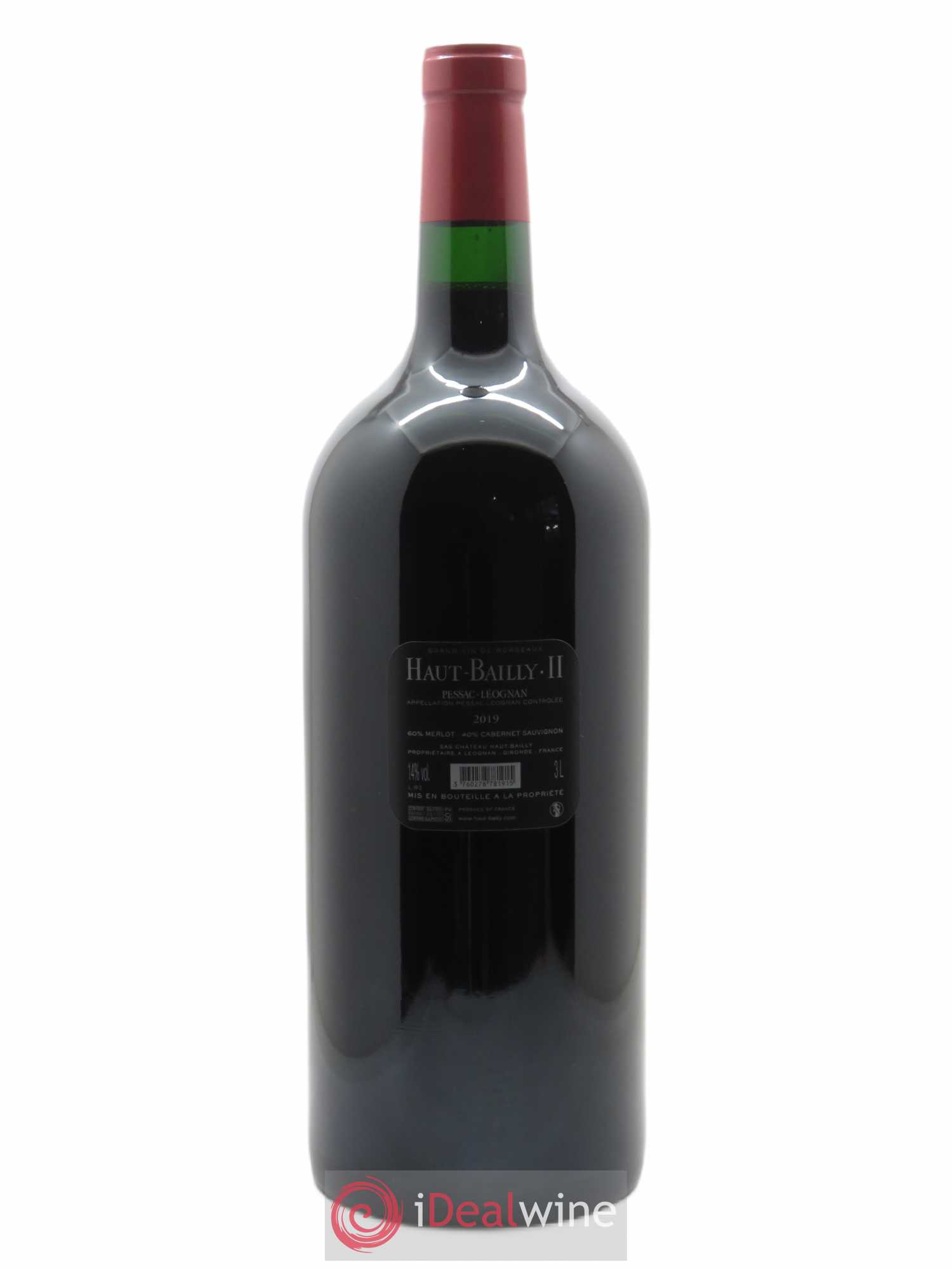 Haut Bailly II (Anciennement La Parde de Haut-Bailly) Second Vin (CBO à partir de 1 BTE) 2019 - Lot de 1 double magnum - 1