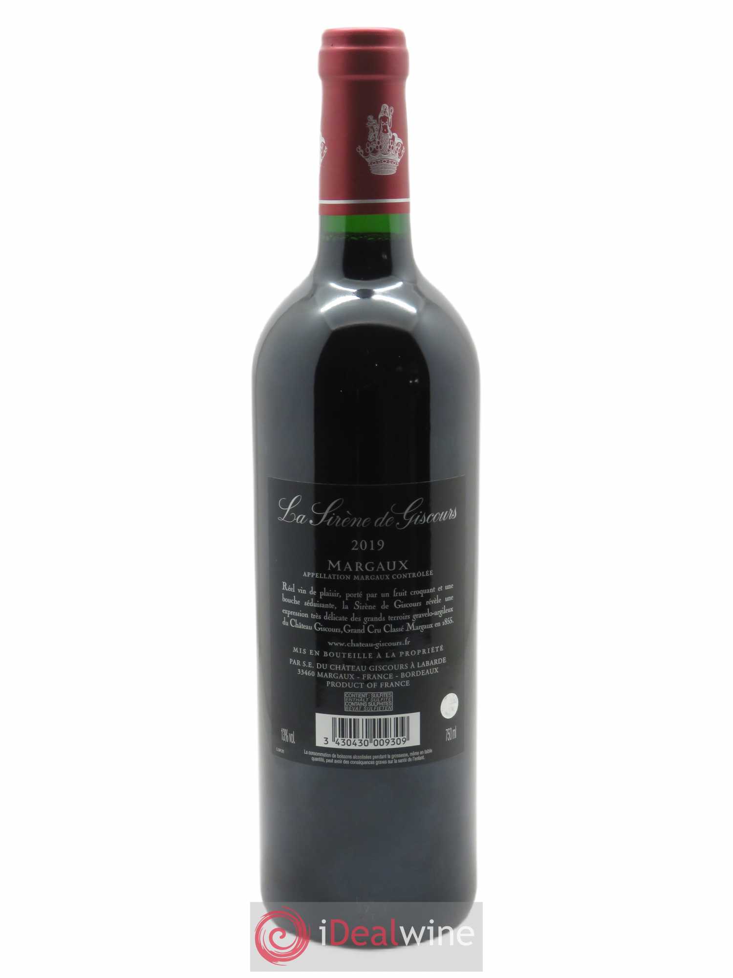 La Sirène de Giscours 2019 - Lot de 1 bouteille - 1