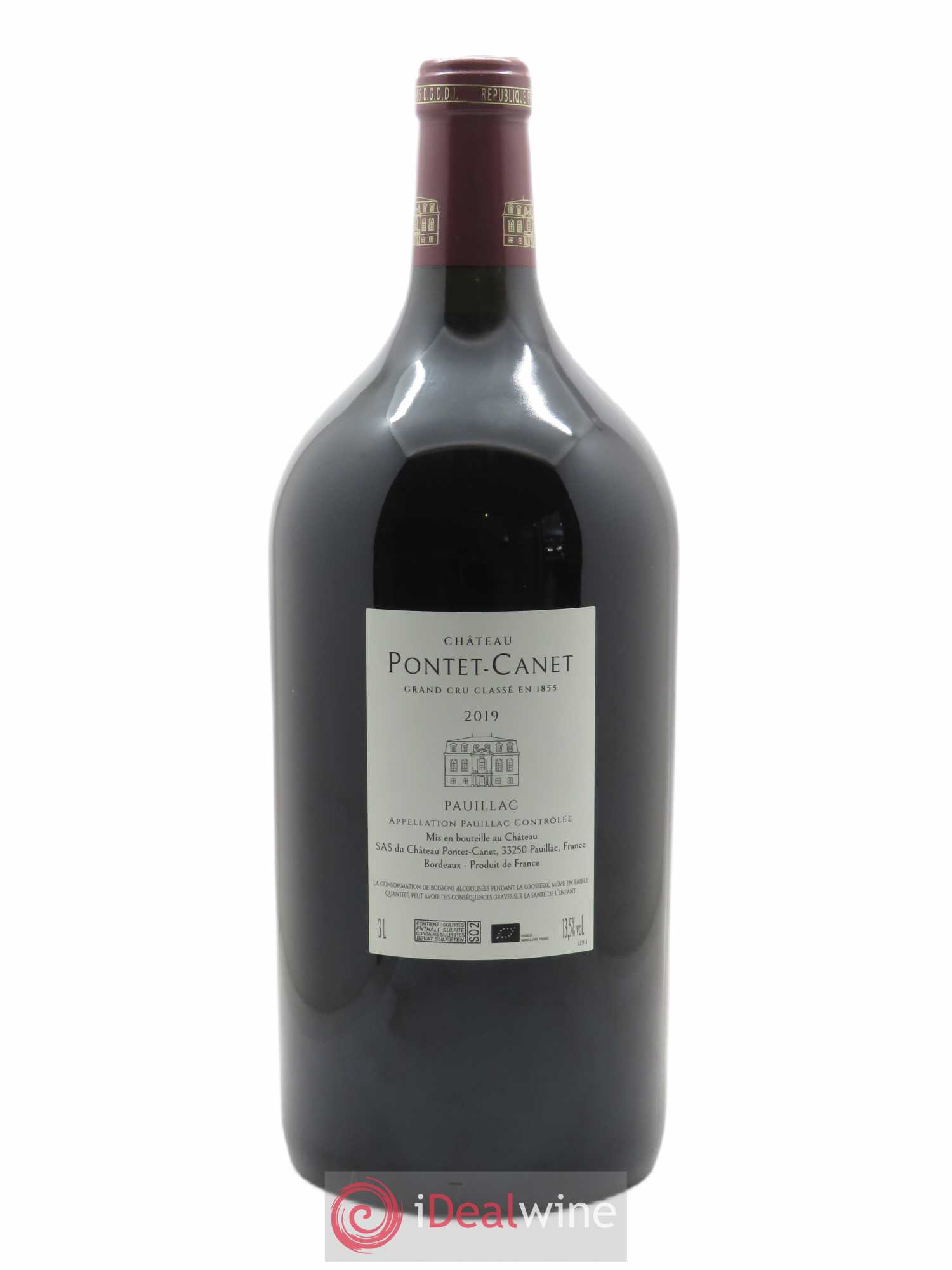Château Pontet Canet 5ème Grand Cru Classé (OWC if 1 btl) 2019 - Lot of 1 double magnum - 1