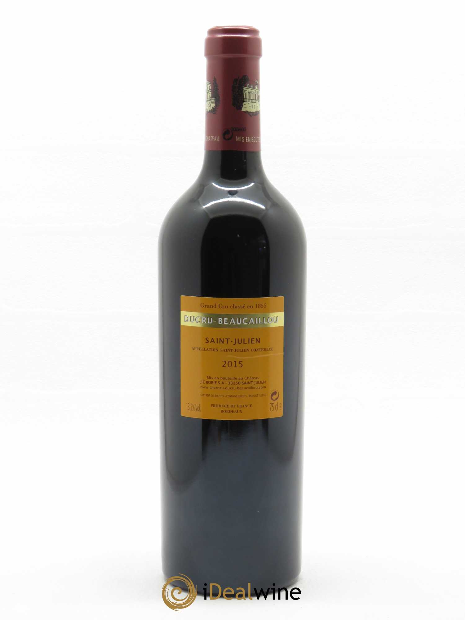 Château Ducru Beaucaillou 2ème Grand Cru Classé (CBO à partir de 6 bts) 2015 - Lot de 1 bouteille - 1