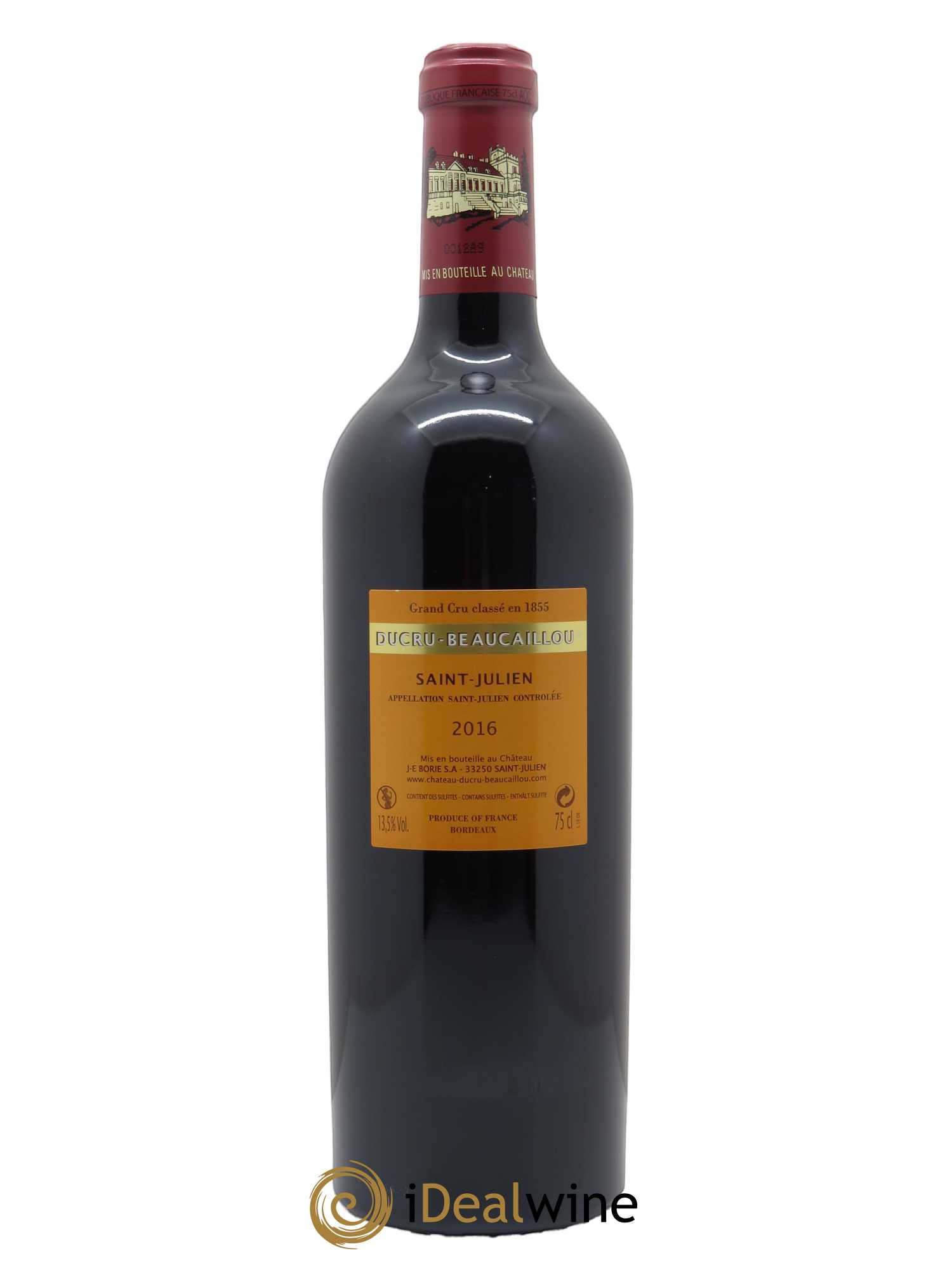 Château Ducru Beaucaillou 2ème Grand Cru Classé (CBO à partir de 6 bts) 2016 - Lot de 1 bouteille - 1