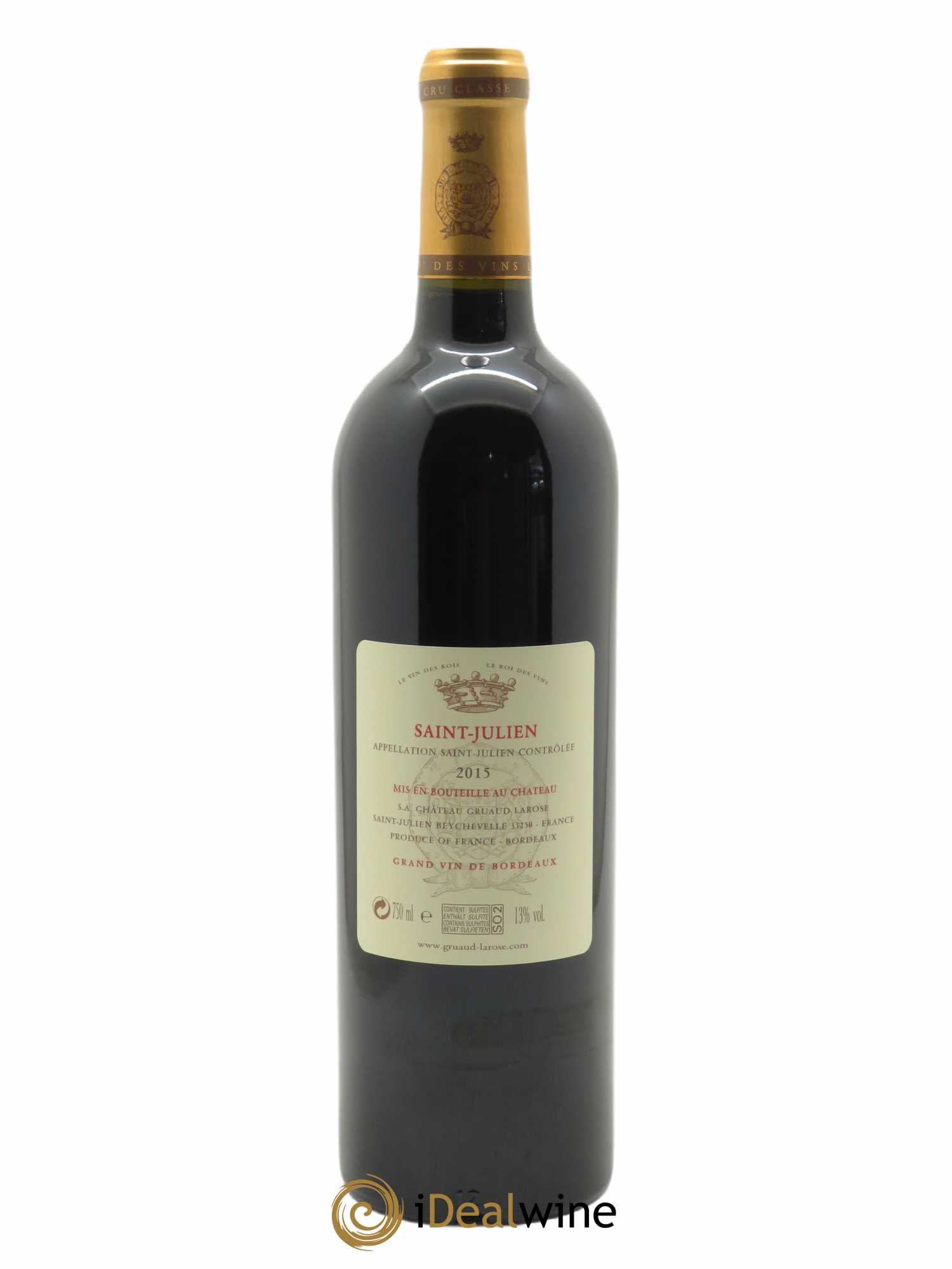 Château Gruaud Larose 2ème Grand Cru Classé (CBO à partir de 12 bts) 2015 - Lot de 1 bouteille - 1