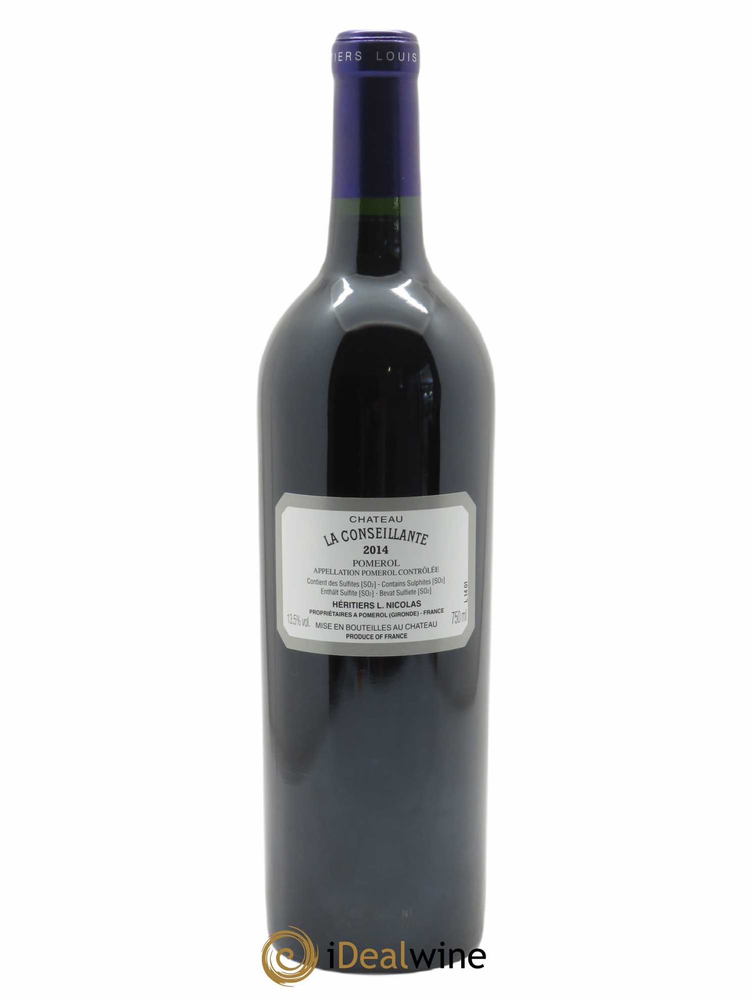 Château la Conseillante (CBO à partir de 12 bts) 2014 - Lot de 1 bouteille - 1