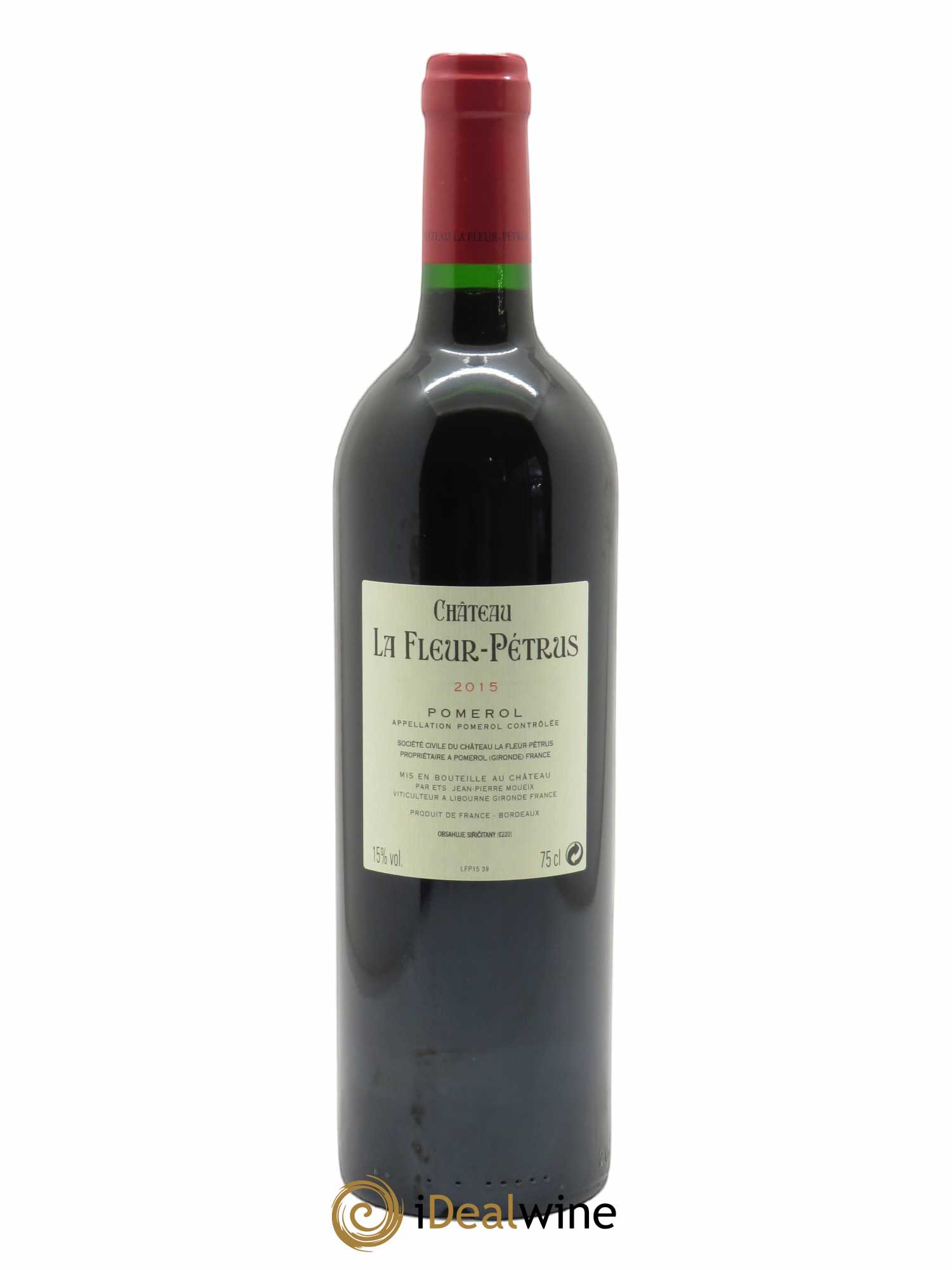 Château la Fleur Petrus (Original-Holzkiste ab 6 St.) 2015 - Posten von 1 Flasche - 1