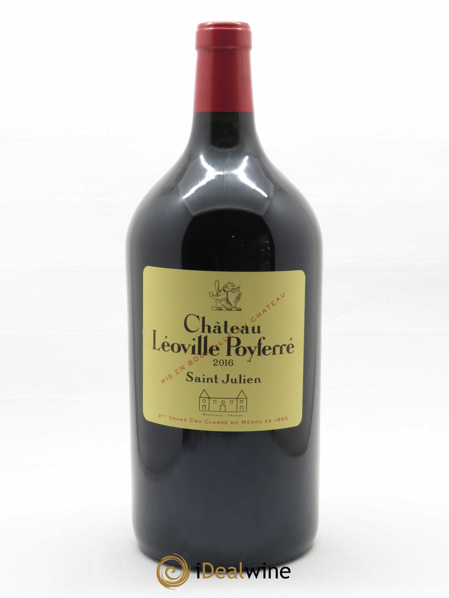 Château Léoville Poyferré 2ème Grand Cru Classé 2016 - Lot de 1 double magnum - 0