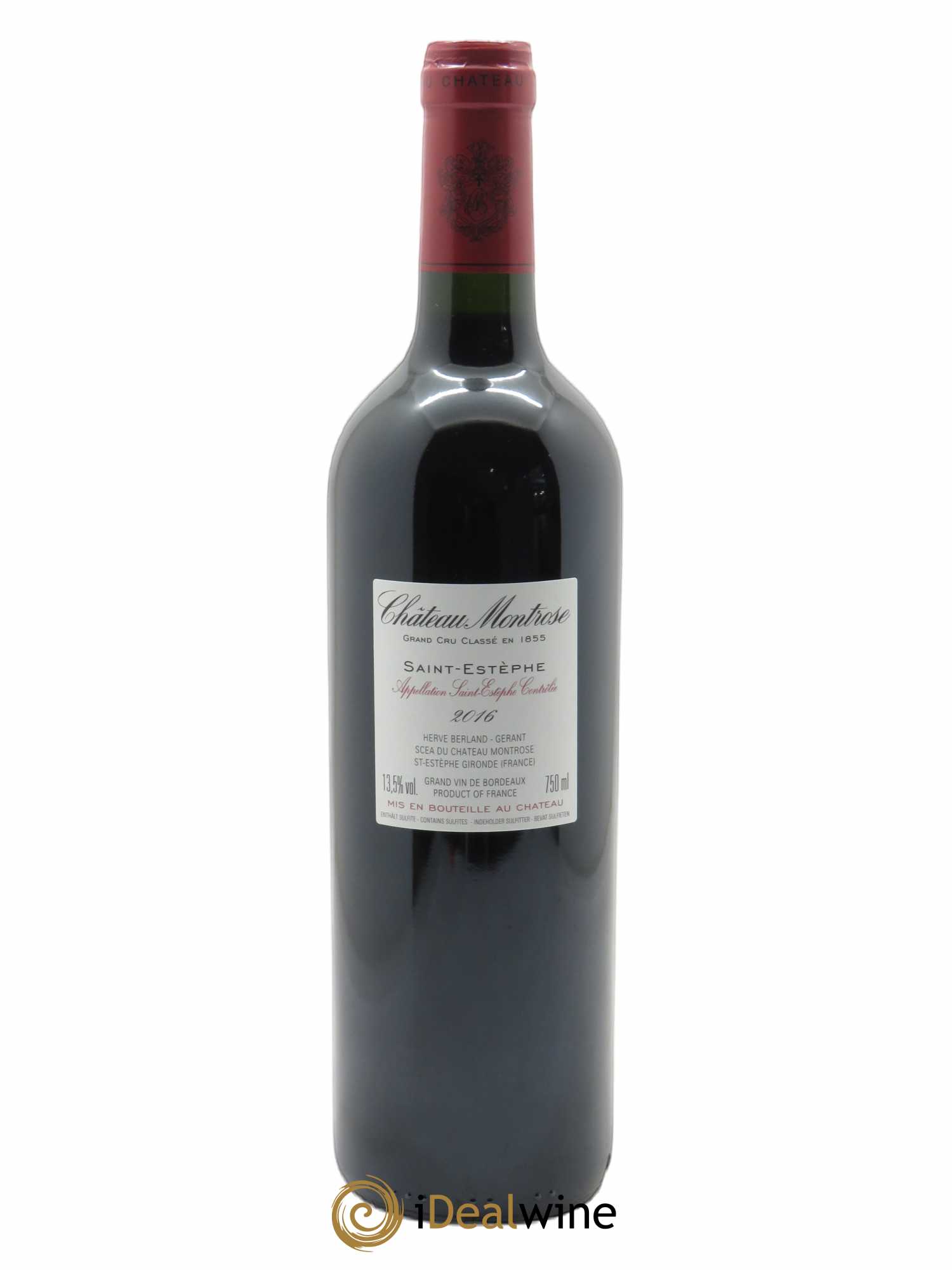 Château Montrose 2ème Grand Cru Classé (OWC if 12 bts) 2016 - Lot of 1 bottle - 1