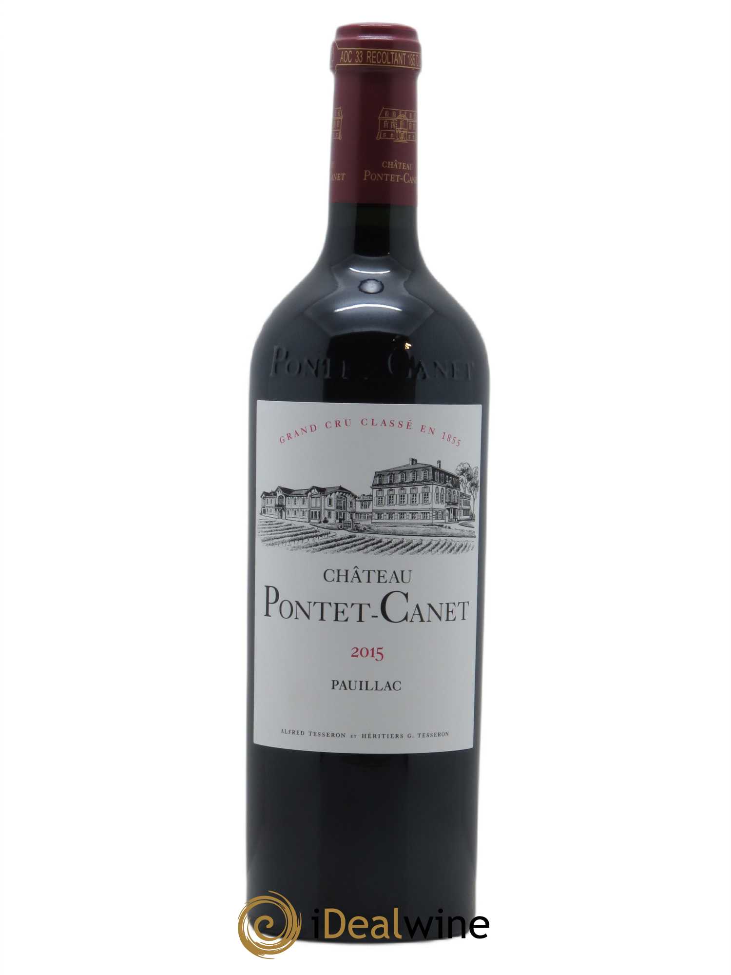 Château Pontet Canet 5ème Grand Cru Classé (CBO à partir 12 bts) 2015 - Lot de 1 bouteille - 0