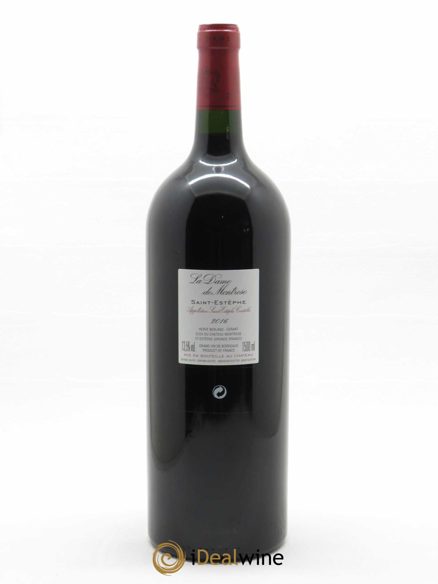 La Dame de Montrose Second Vin 2016 - Lot de 1 magnum - 1