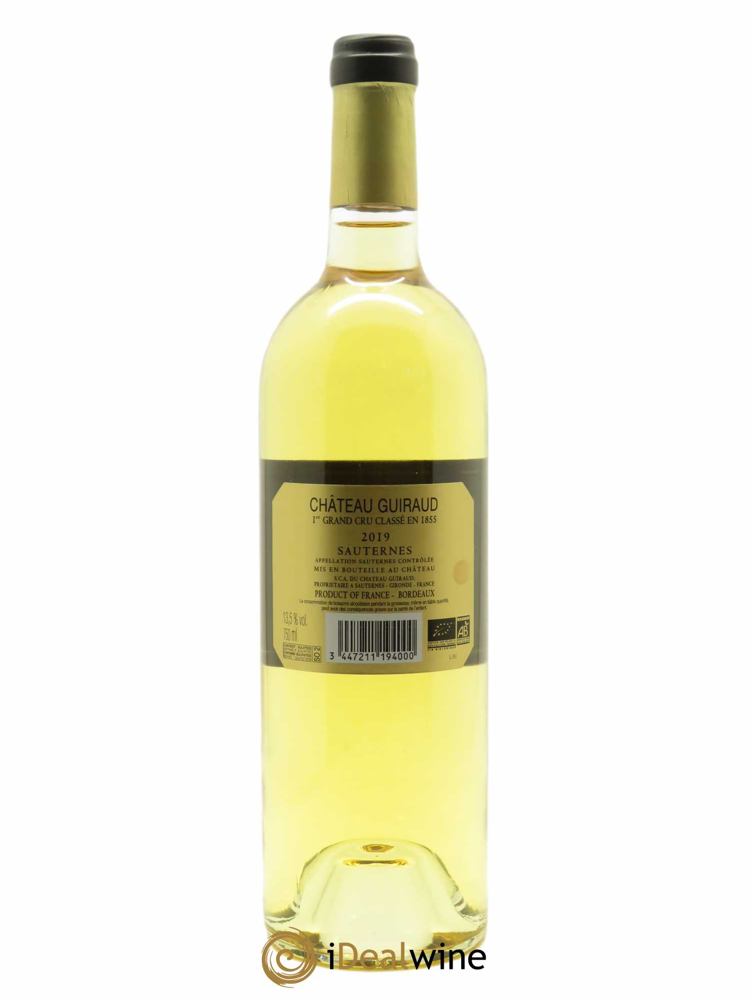 Château Guiraud 1er Grand Cru Classé (Original-holzkiste ab 6 Fl.) 2019 - Posten von 1 Flasche - 1