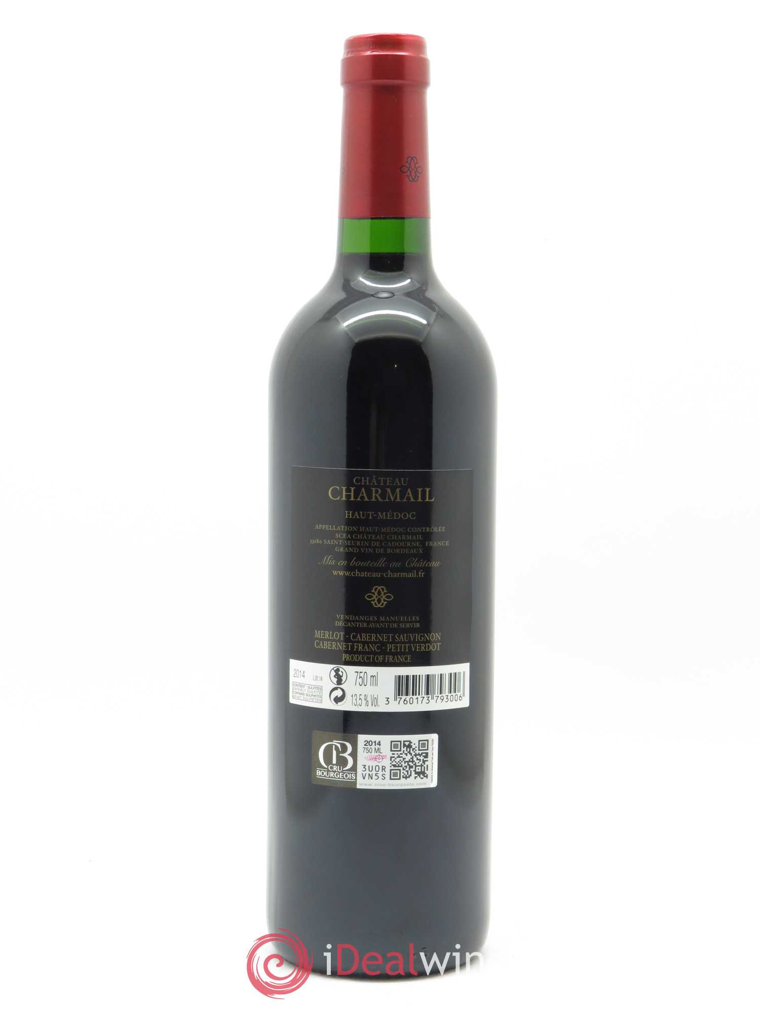 Château Charmail Cru Bourgeois 2014 - Lot de 1 bouteille - 1