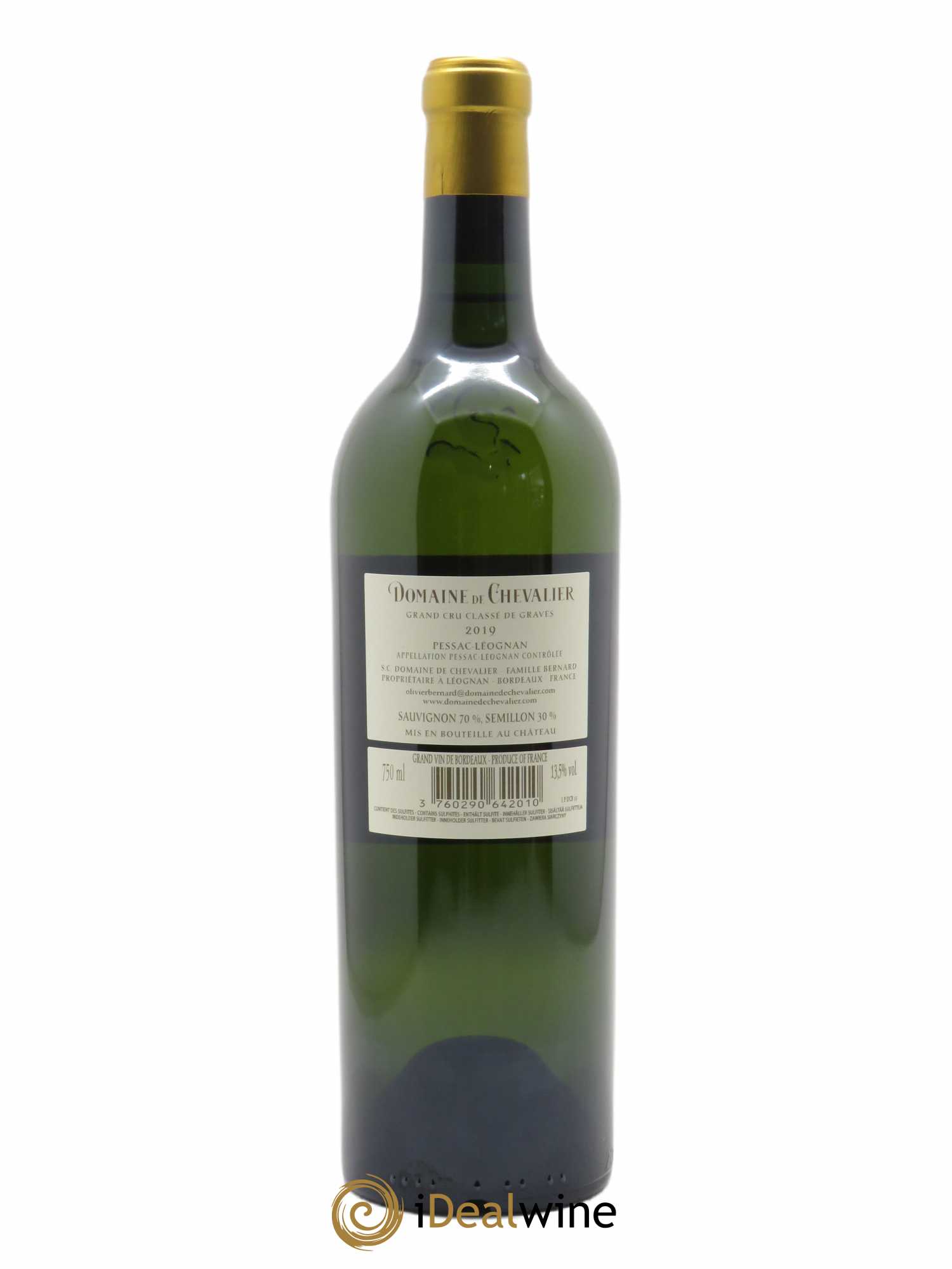 Domaine de Chevalier Cru Classé de Graves (OWC if 6 bt) 2019 - Lot of 1 bottle - 1