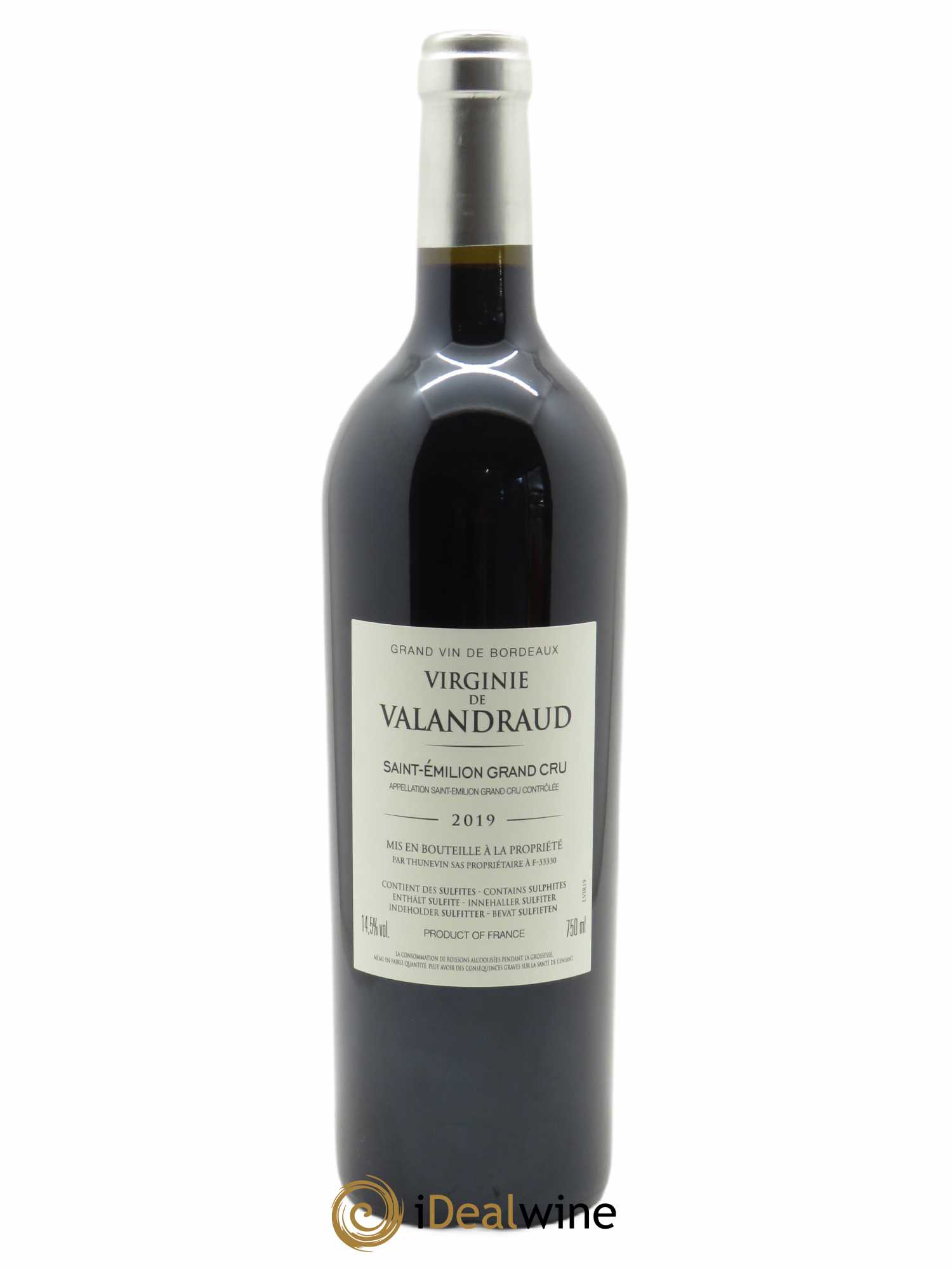 Virginie de Valandraud (OWC if 6 bt) 2019 - Lot of 1 bottle - 1