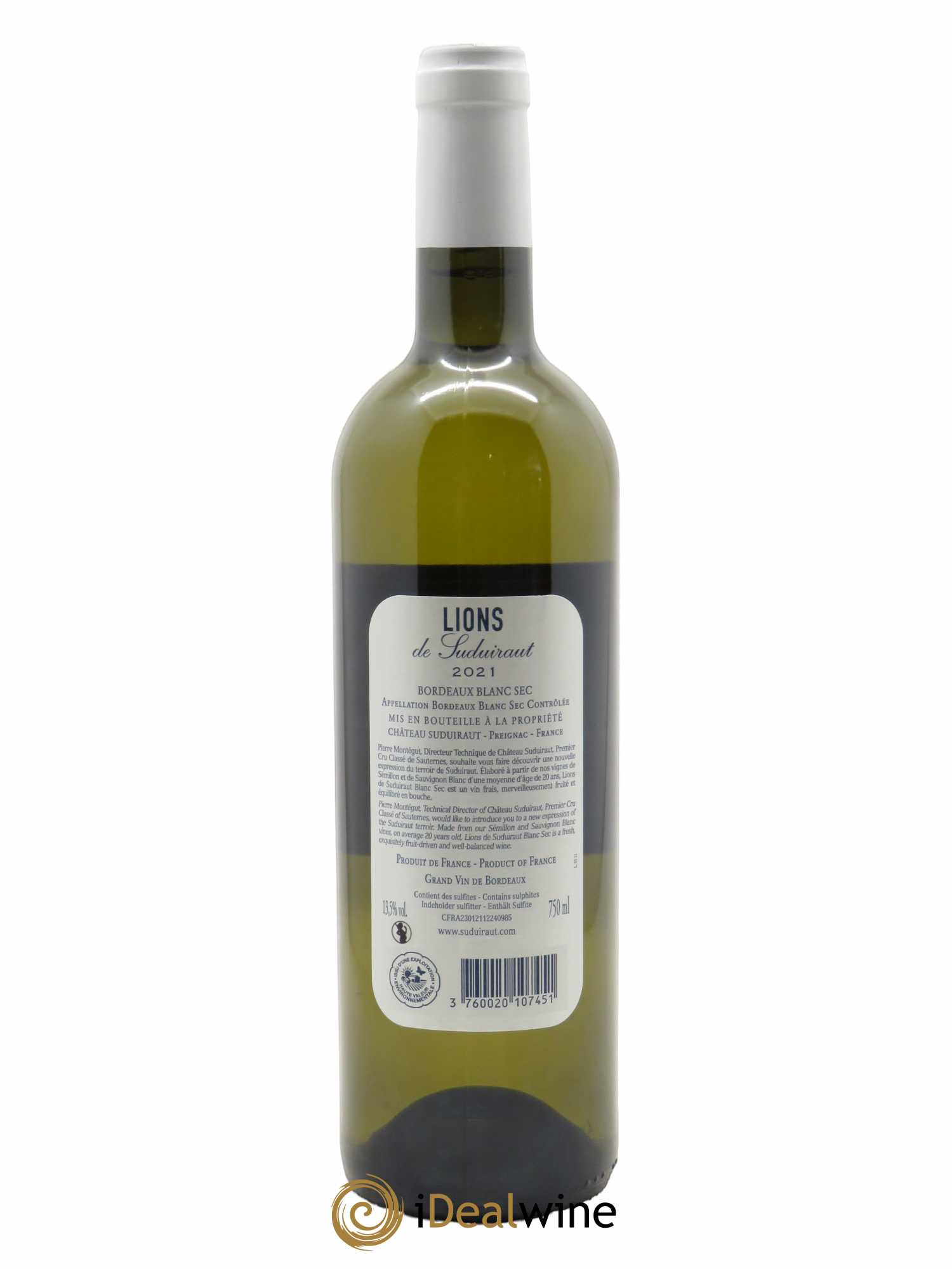 Lions de Suduiraut 2021 - Lot de 1 bouteille - 1