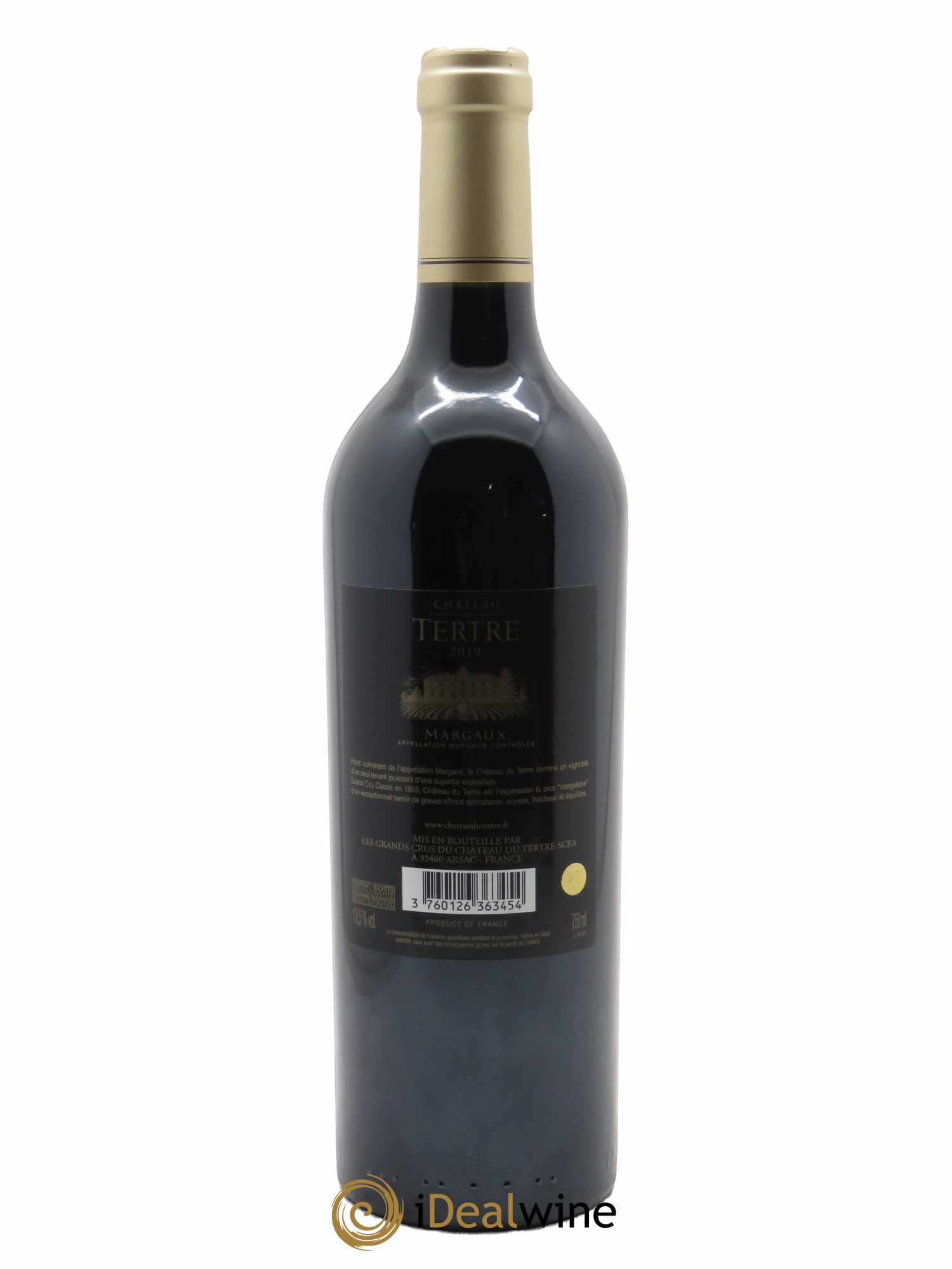 Château du Tertre 5ème Grand Cru Classé (OWC if 6 bts) 2019 - Lot of 1 bottle - 1