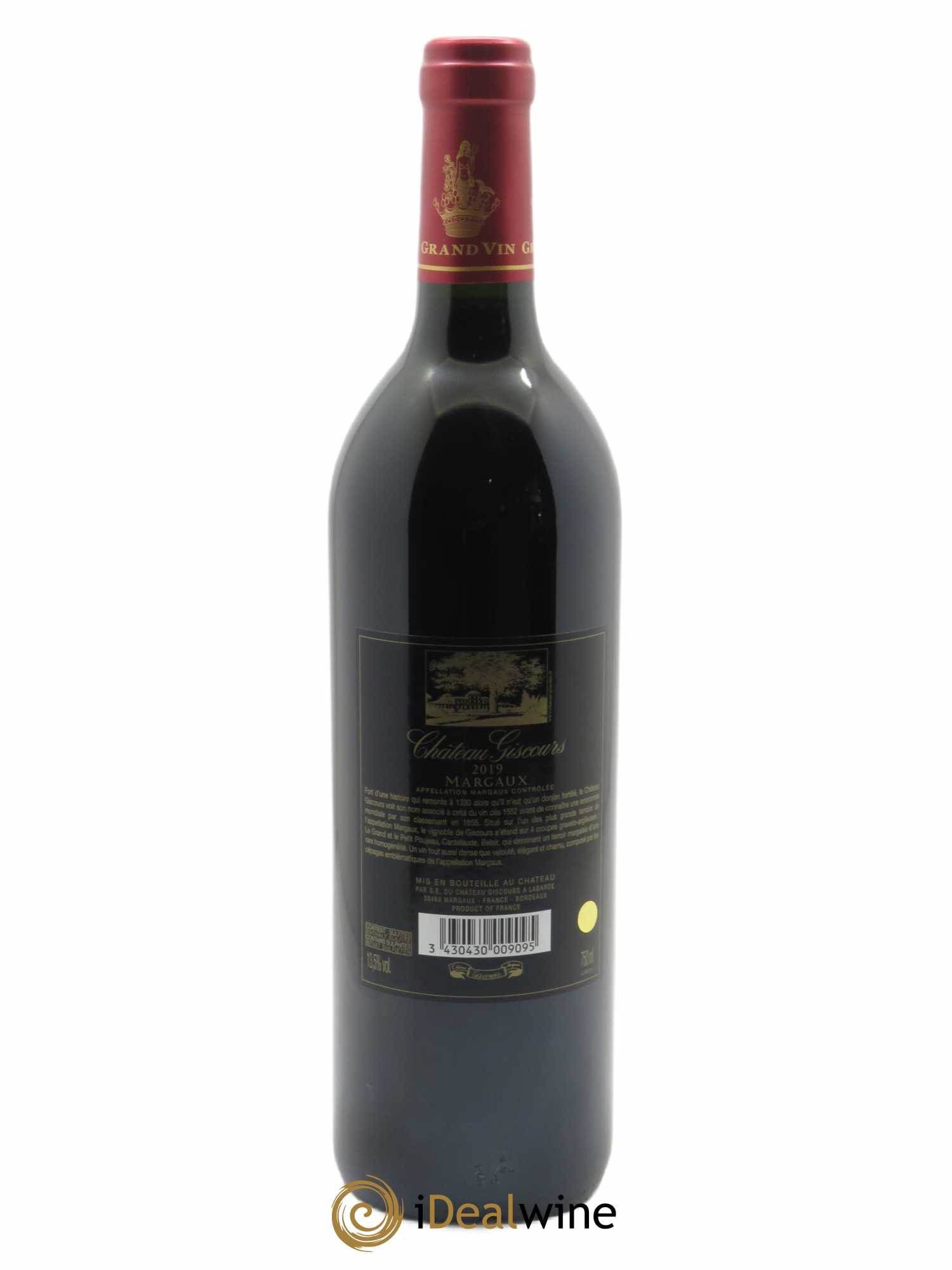 Château Giscours 3ème Grand Cru Classé - 2019 - Lot of 1 bottle - 1