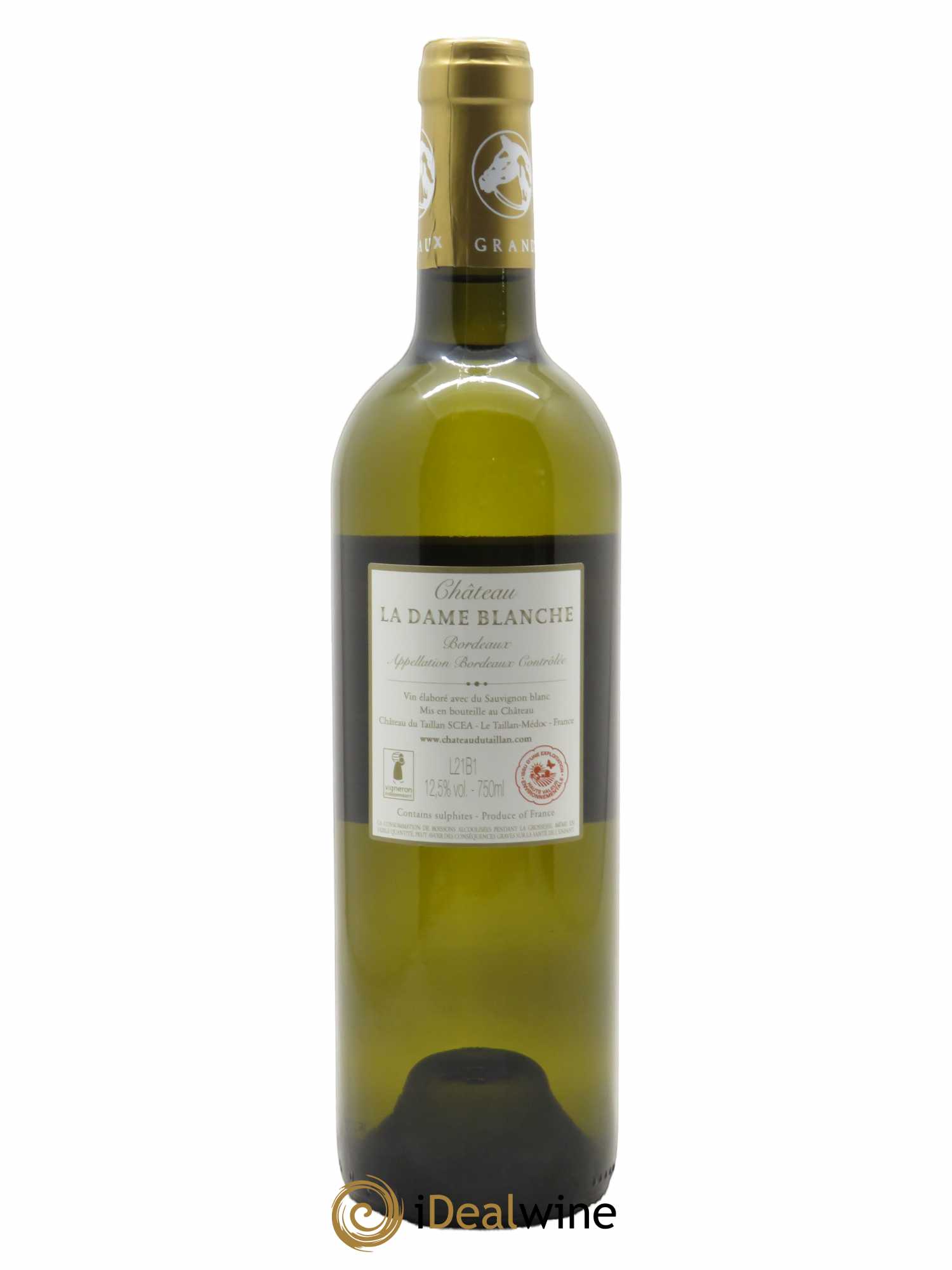 Château La Dame Blanche Château du Taillan 2021 - Lot de 1 bouteille - 1
