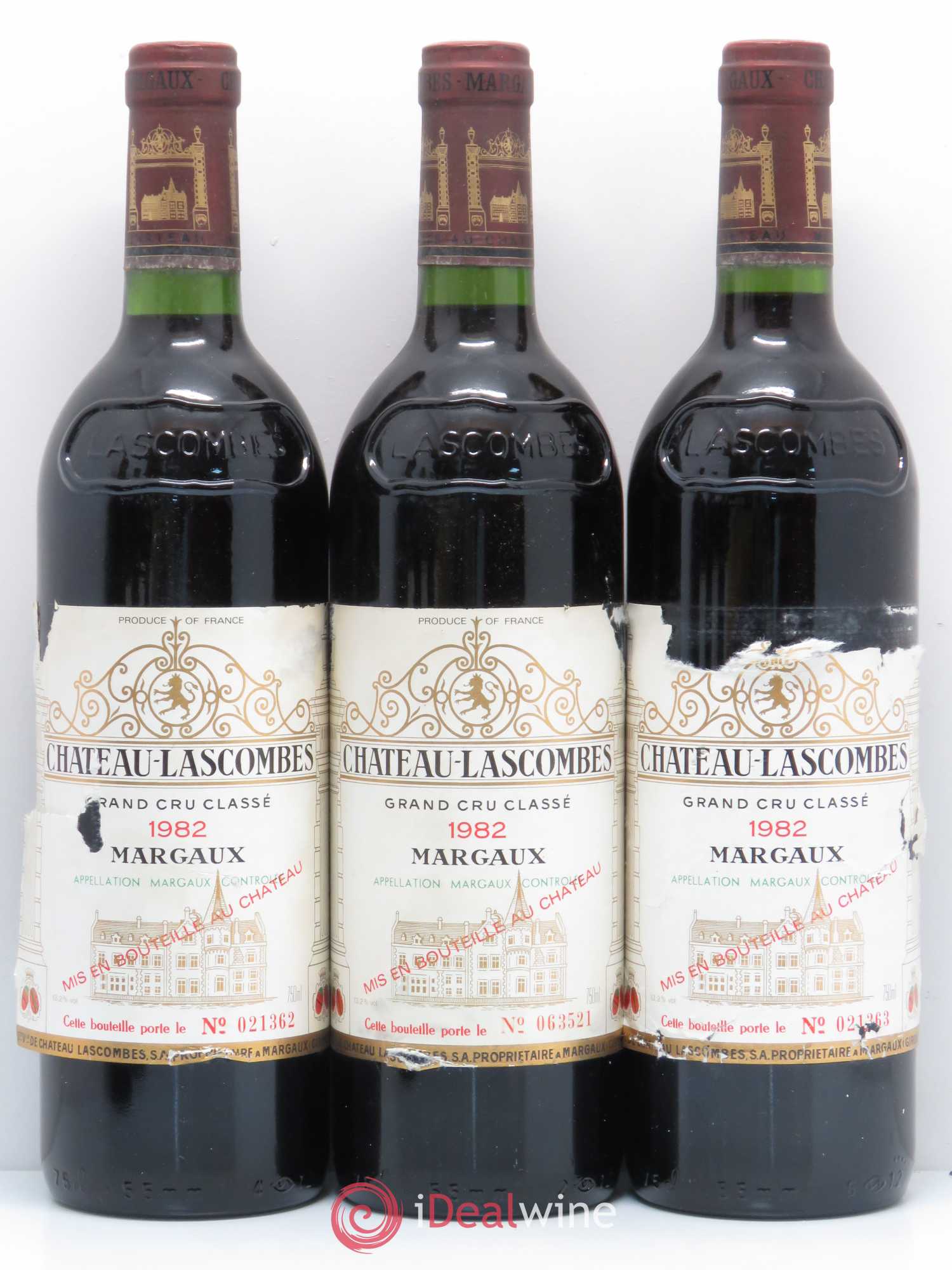 Château Lascombes 2ème Grand Cru Classé 1982 - Lot de 6 bouteilles - 1