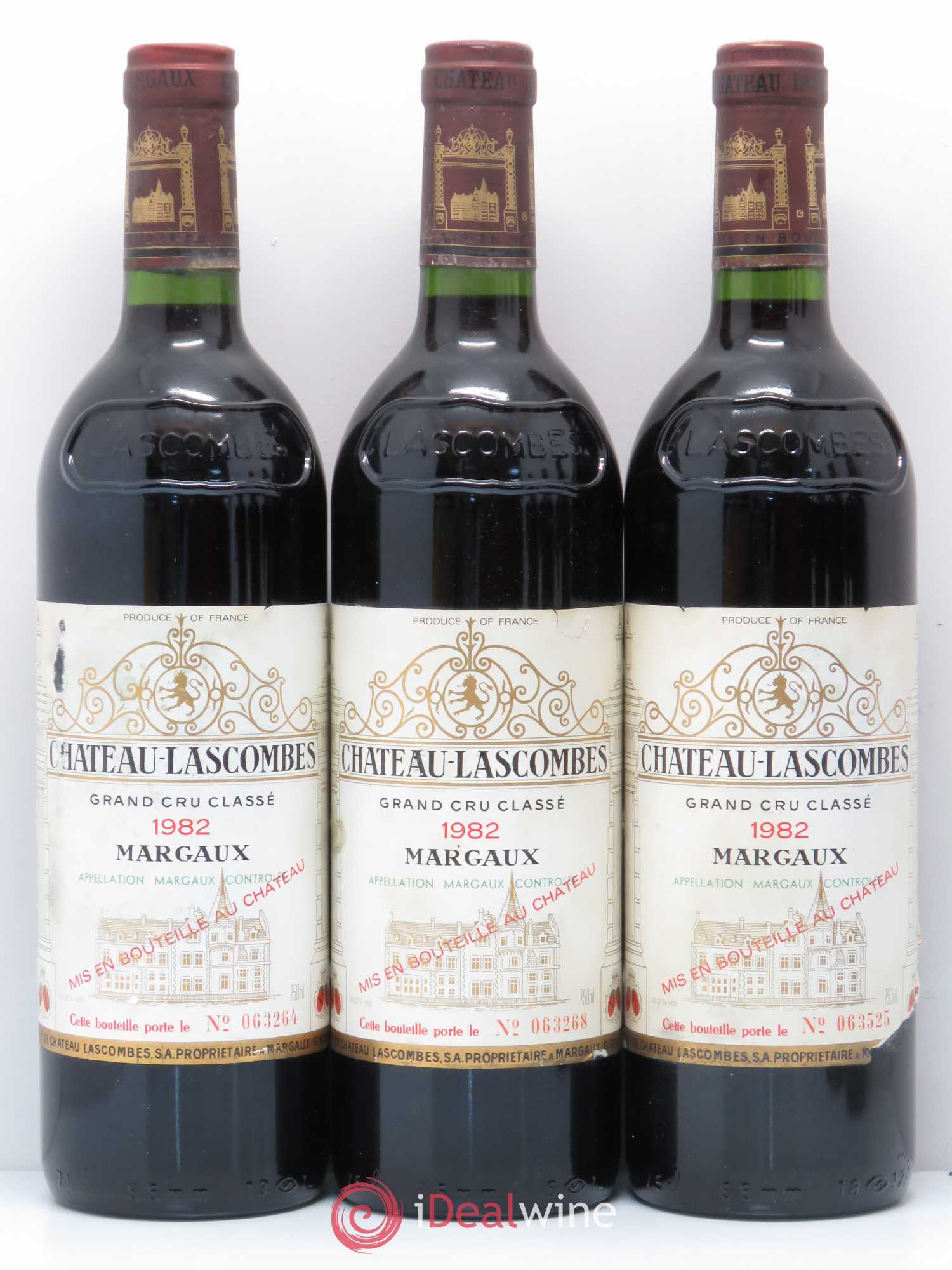Château Lascombes 2ème Grand Cru Classé 1982 - Lot de 6 bouteilles - 2