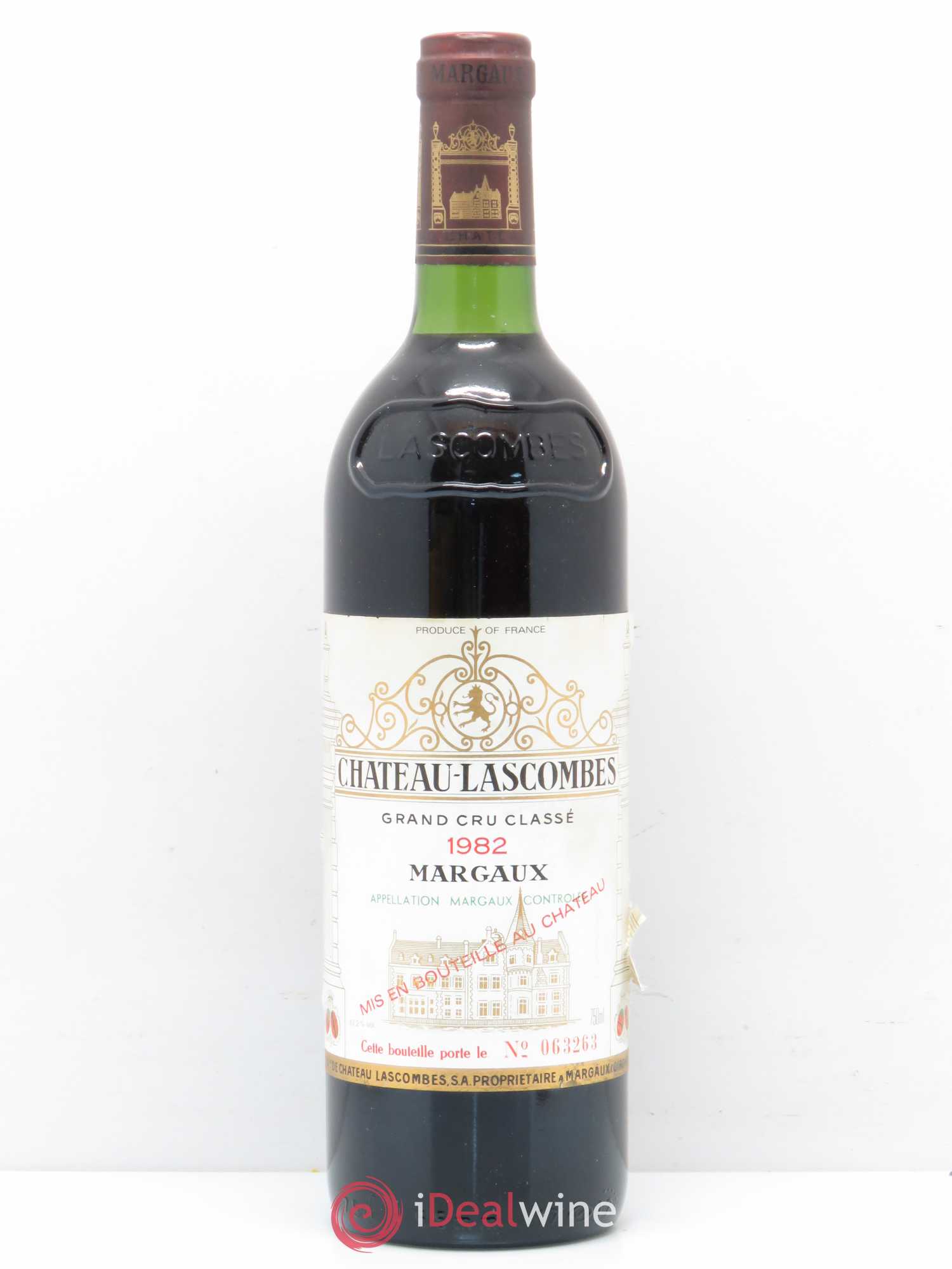 Château Lascombes 2ème Grand Cru Classé 1982 - Lot de 1 bouteille - 0