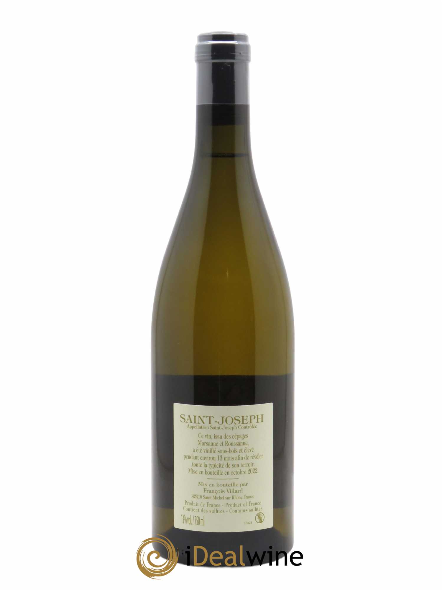 Saint-Joseph Fruit d'Avilleran François Villard 2021 - Lot of 1 bottle - 1