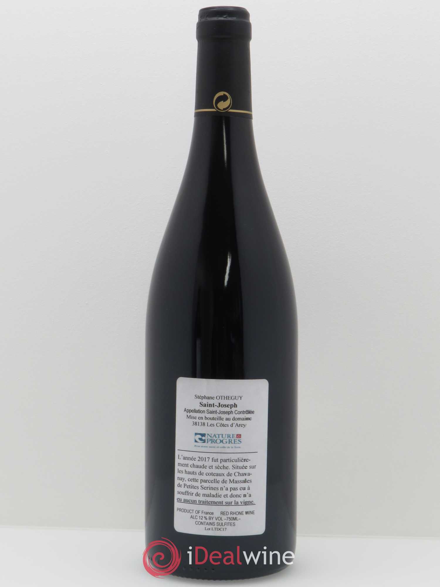 Saint-Joseph Le Temps des Cerises Stéphane Othéguy 2017 - Lot de 1 bouteille - 1