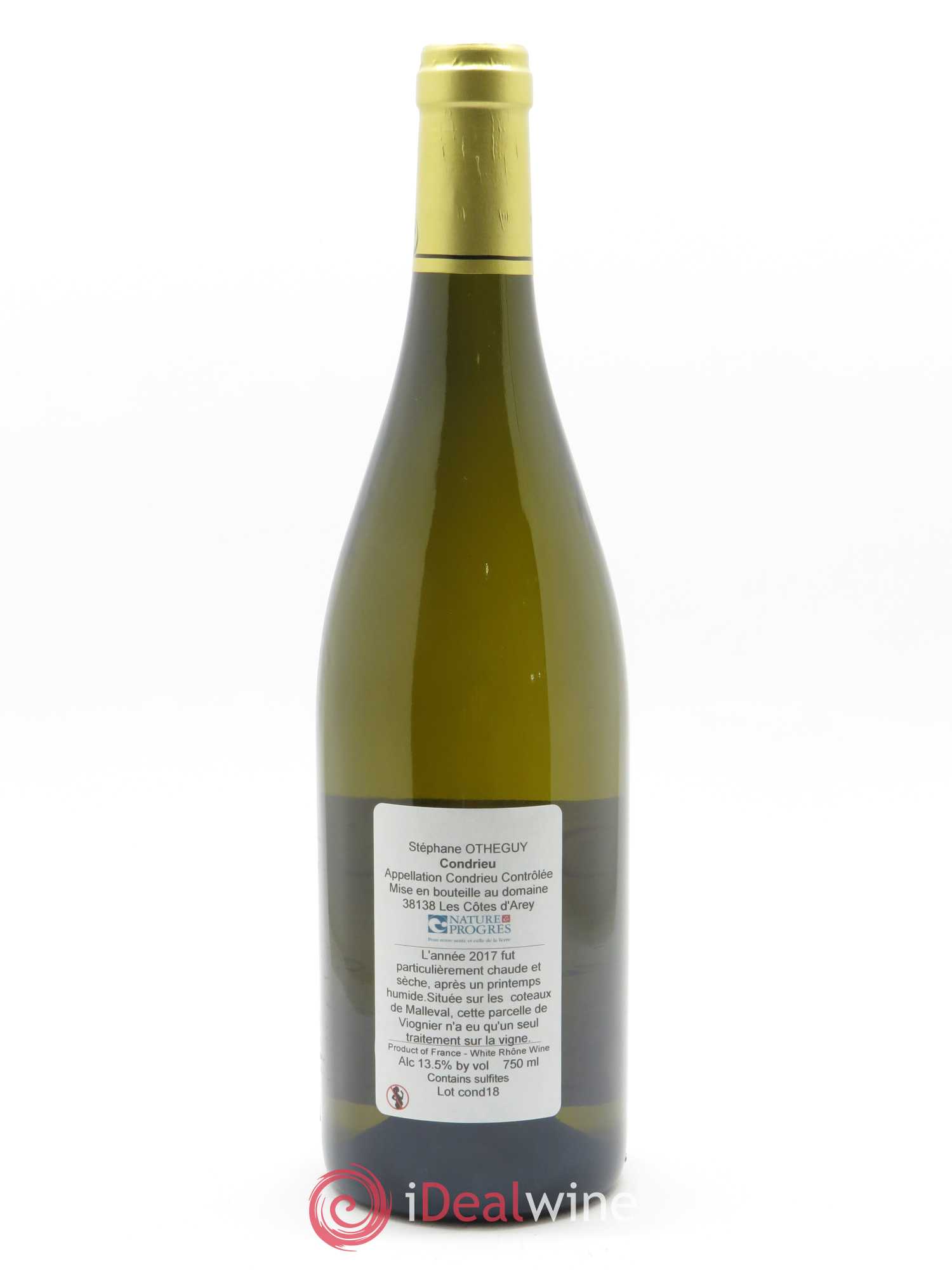 Condrieu Stéphane Othéguy 2018 - Lot de 1 bouteille - 1
