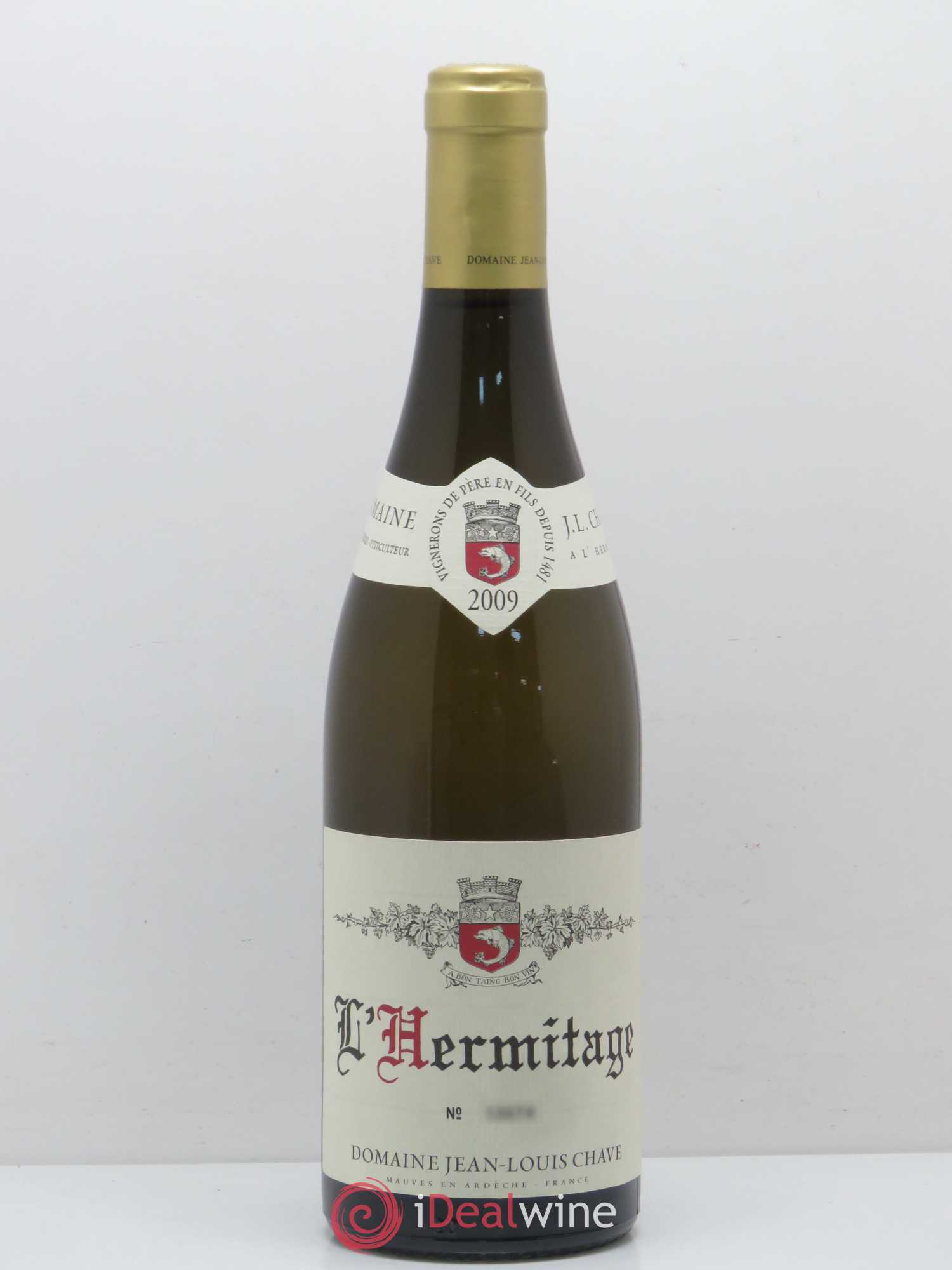 Hermitage Jean-Louis Chave 2009 - Lot de 1 bouteille - 0
