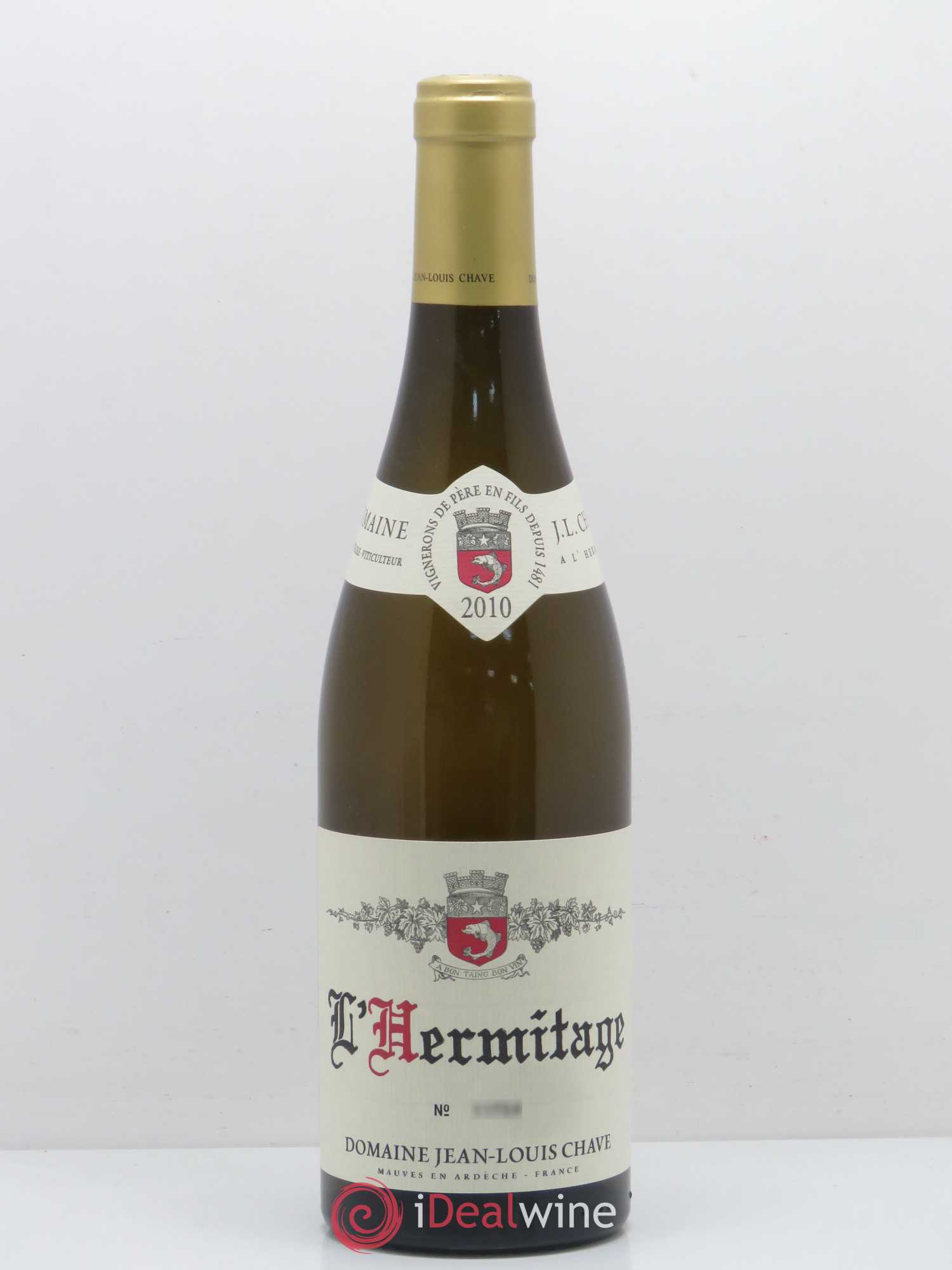 Hermitage Jean-Louis Chave 2010 - Lot de 1 bouteille - 0