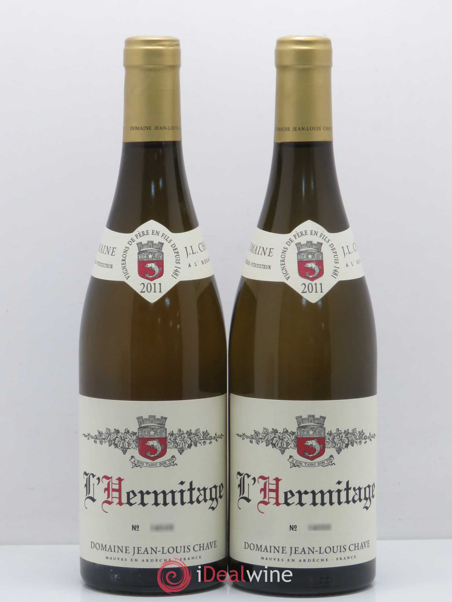 Hermitage Jean-Louis Chave 2011 - Lot de 2 bouteilles - 0