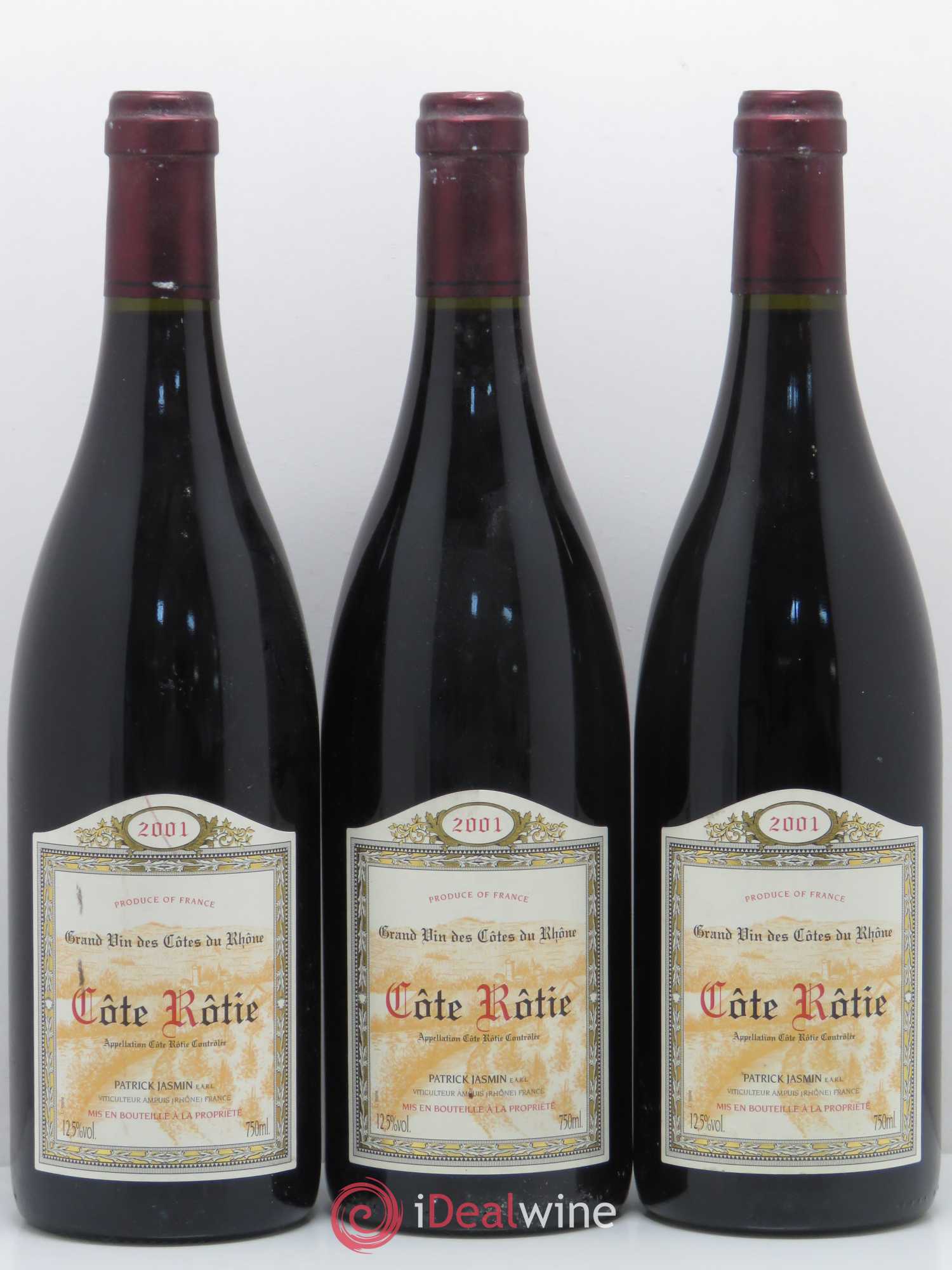 Côte-Rôtie Jasmin (Domaine) 2001 - Lot de 3 bouteilles - 0