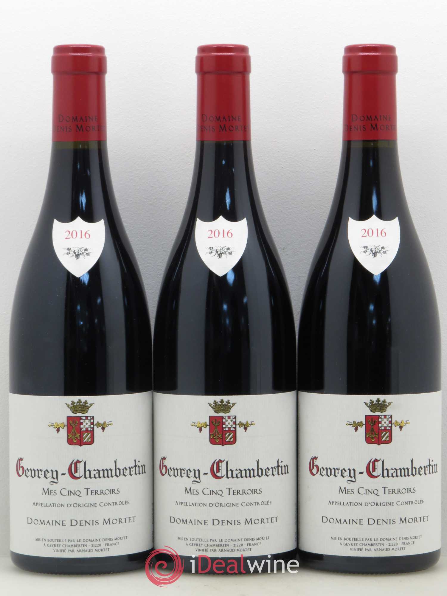 Gevrey-Chambertin Mes Cinq Terroirs Denis Mortet (Domaine) 2016 - Lot de 3 bouteilles - 0