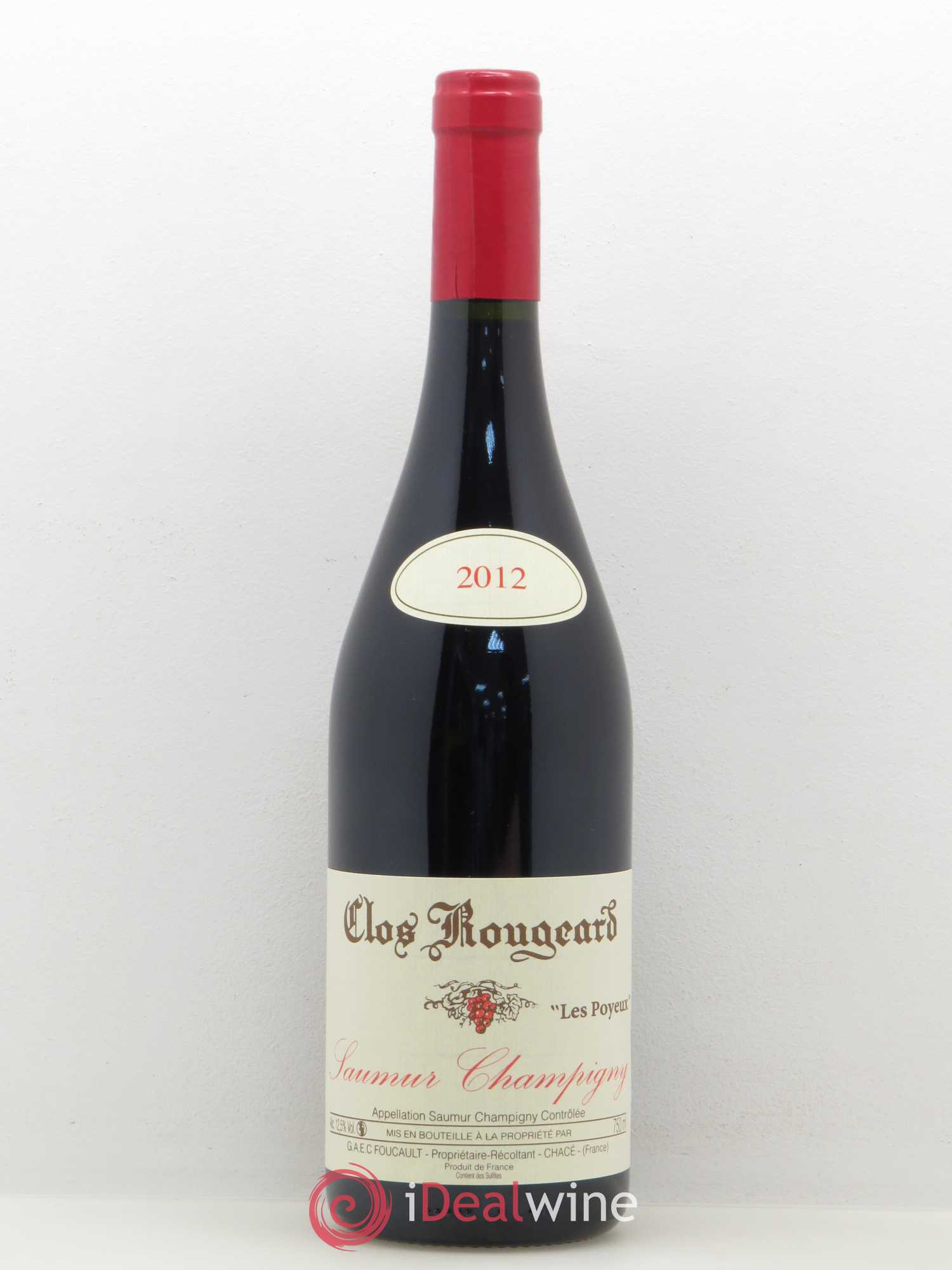 Saumur-Champigny Les Poyeux Clos Rougeard 2012 - Lot de 1 bouteille - 0