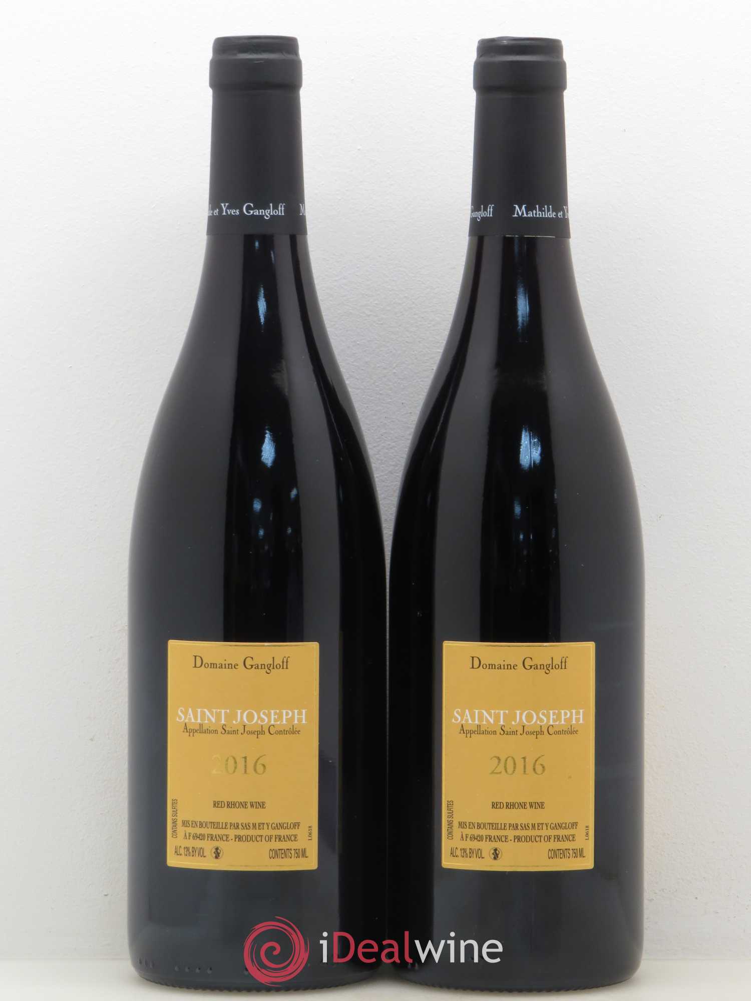 Saint-Joseph Gangloff (Domaine) 2016 - Lot de 2 bouteilles - 1