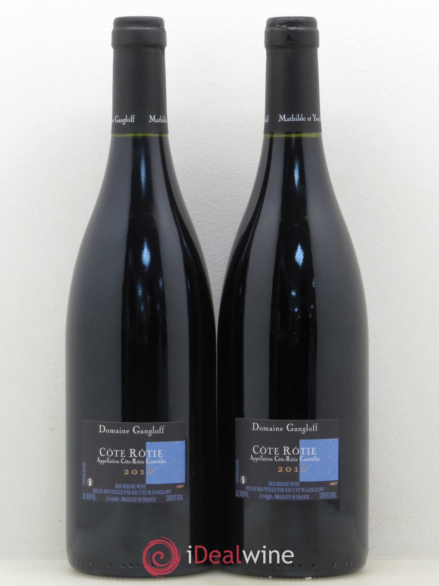 Côte-Rôtie La Barbarine Gangloff (Domaine) 2015 - Lot de 2 bouteilles - 1
