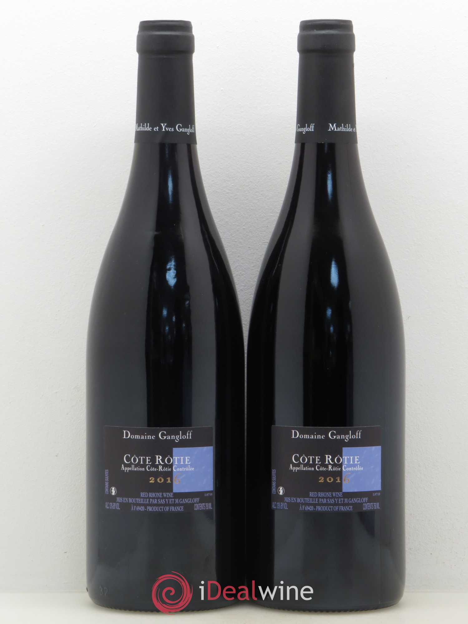Côte-Rôtie La Barbarine Gangloff (Domaine) 2016 - Lot de 2 bouteilles - 1