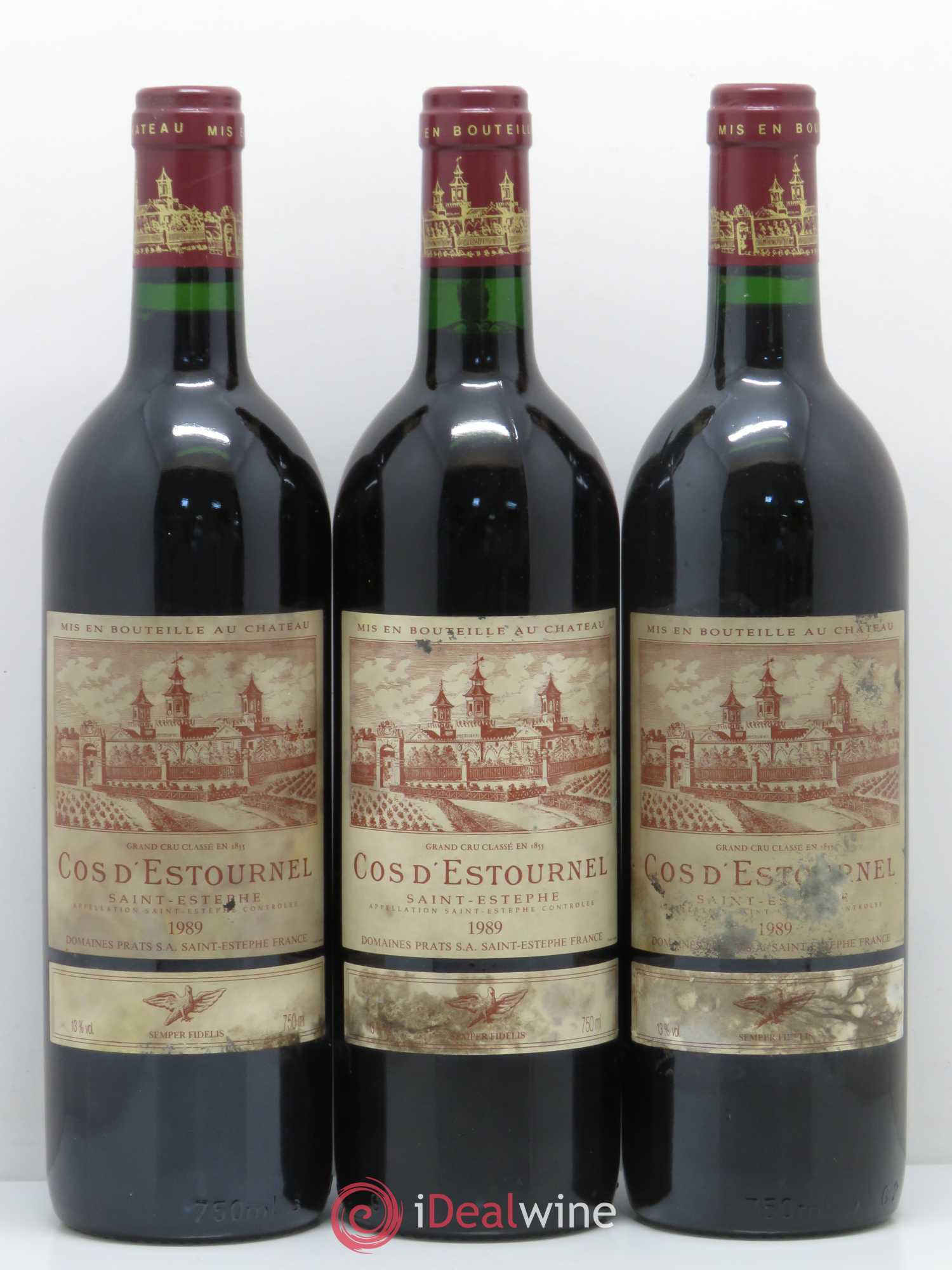 Cos d'Estournel 2ème Grand Cru Classé 1989 - Lot de 12 bouteilles - 1