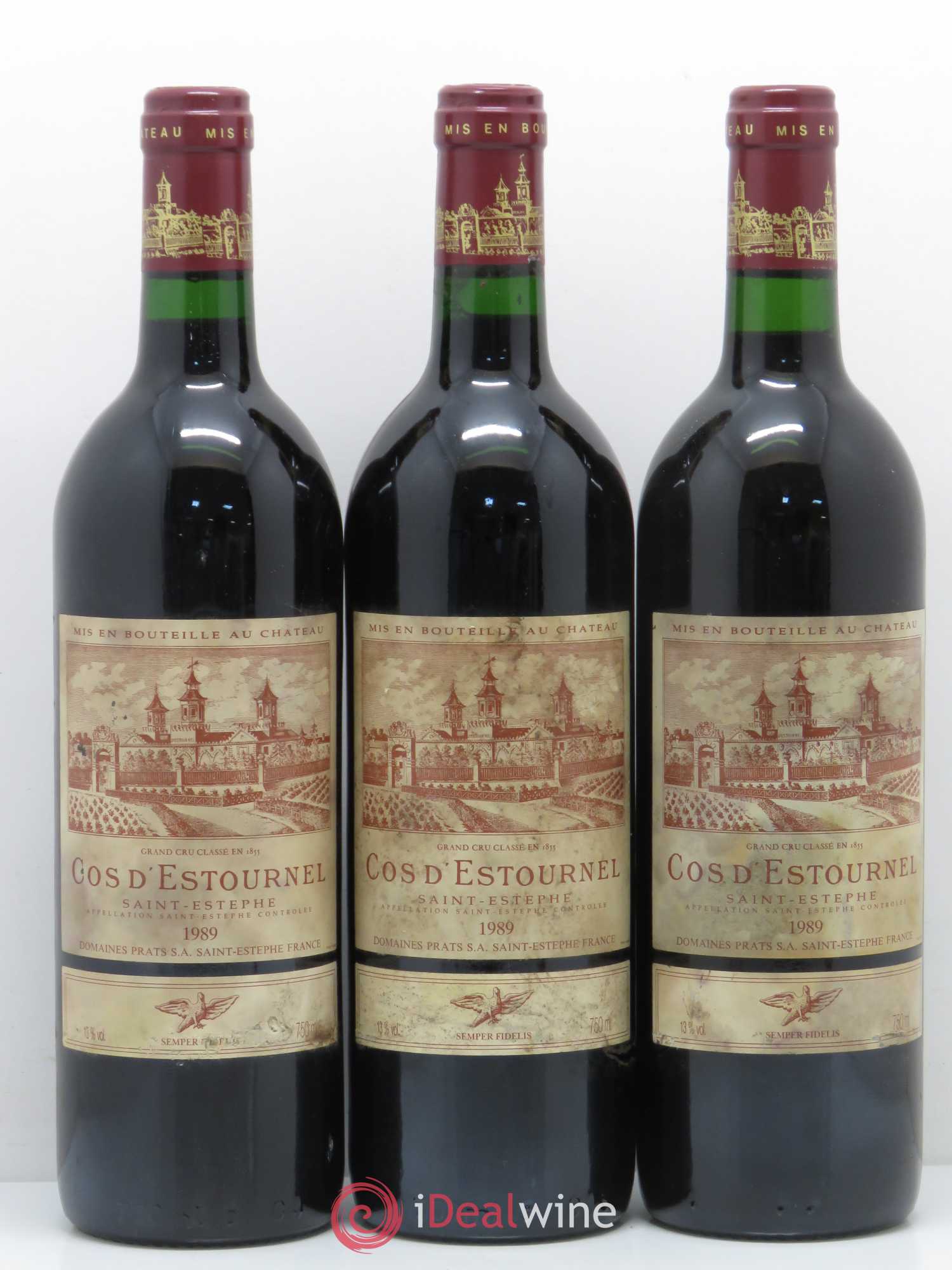Cos d'Estournel 2ème Grand Cru Classé 1989 - Lot de 12 bouteilles - 3