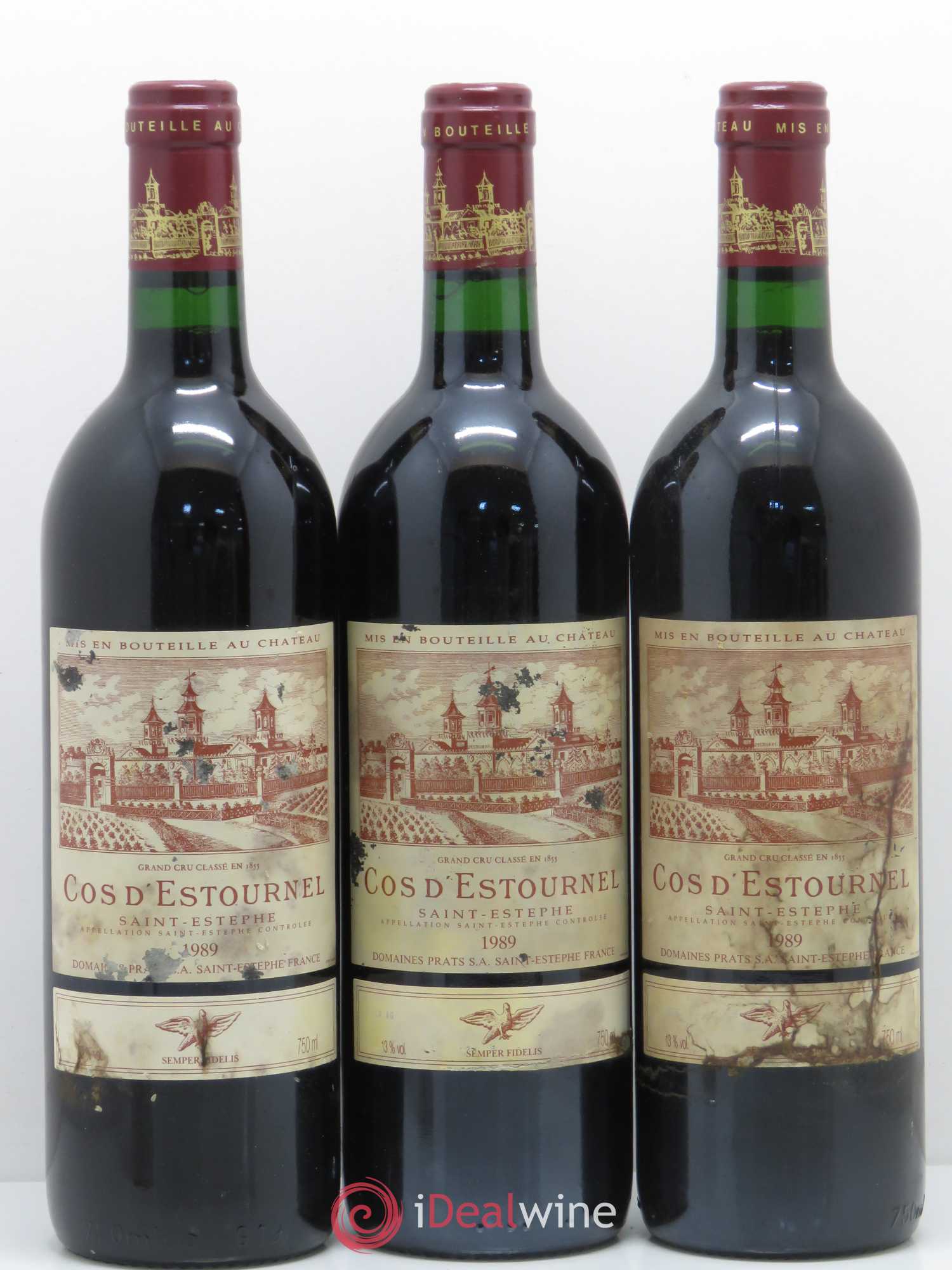 Cos d'Estournel 2ème Grand Cru Classé 1989 - Lot de 12 bouteilles - 4