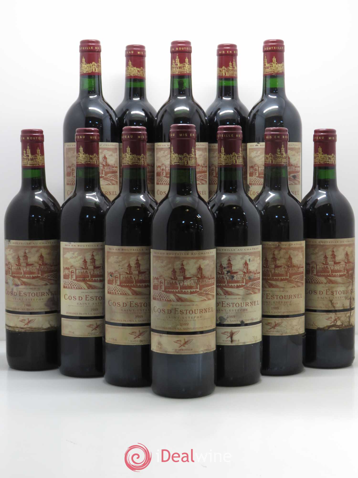 Cos d'Estournel 2ème Grand Cru Classé 1989 - Lot de 12 bouteilles - 0