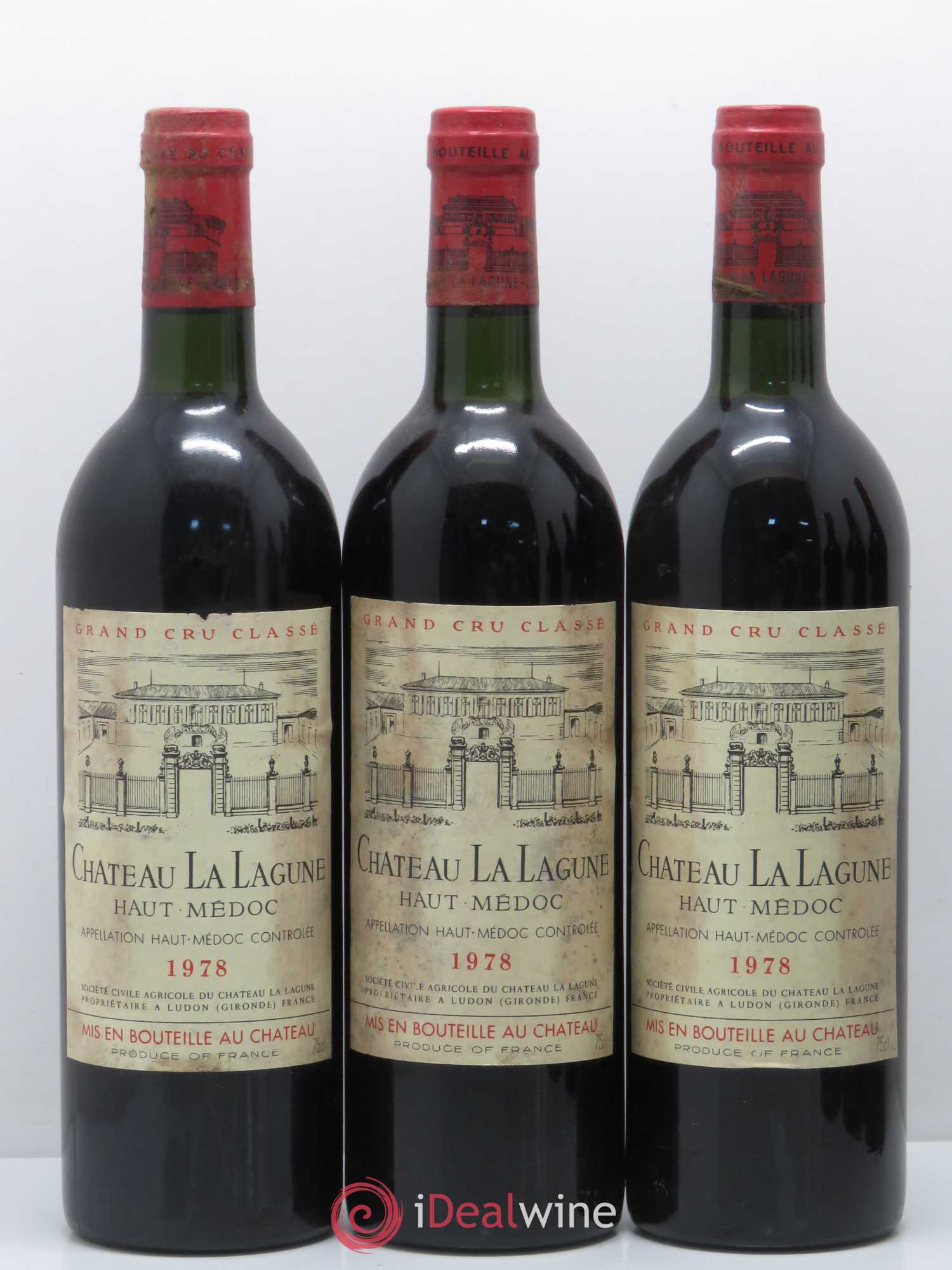Château la Lagune 3ème Grand Cru Classé 1978 - Lot de 6 bouteilles - 1
