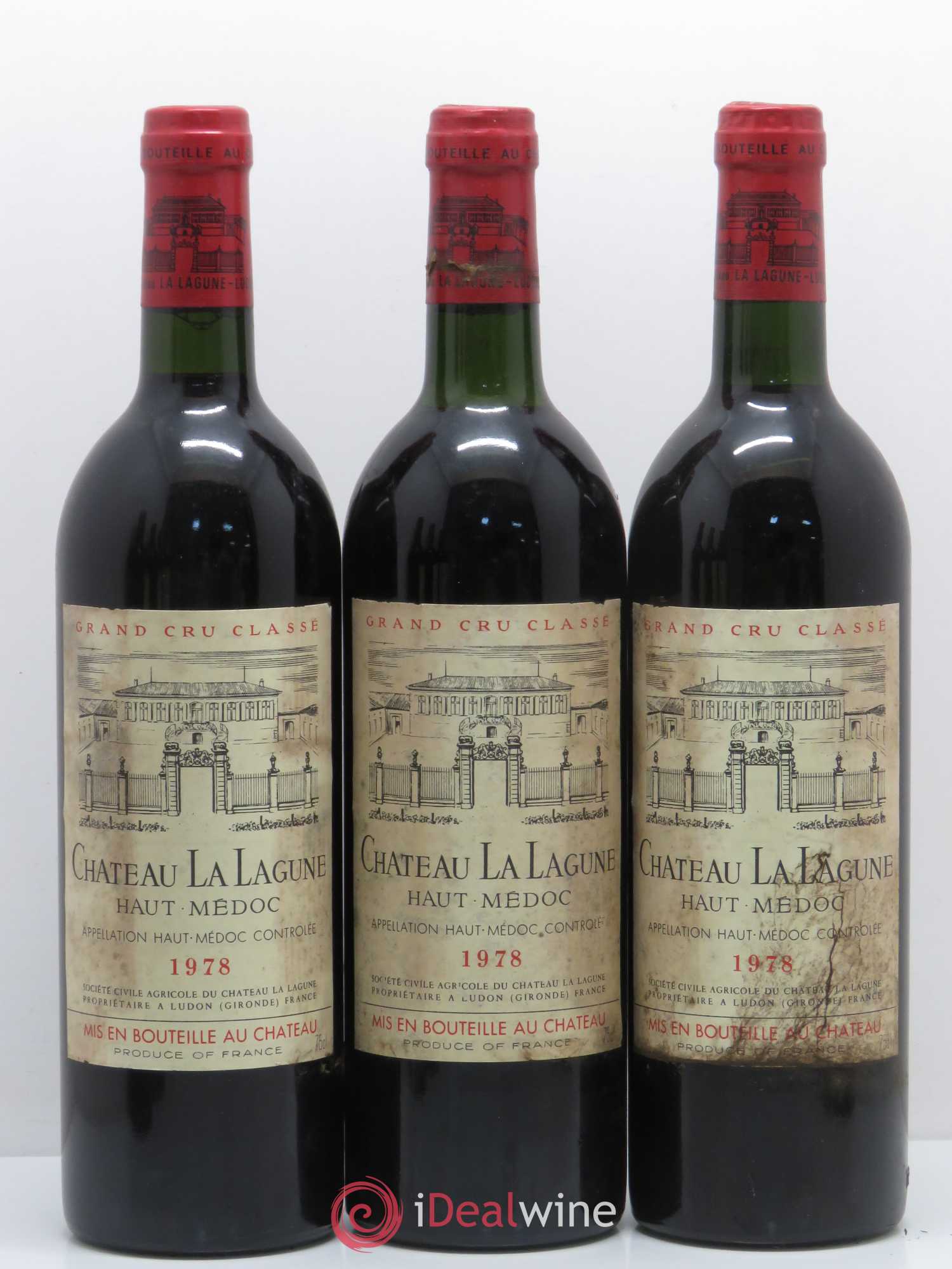 Château la Lagune 3ème Grand Cru Classé 1978 - Lot de 6 bouteilles - 2