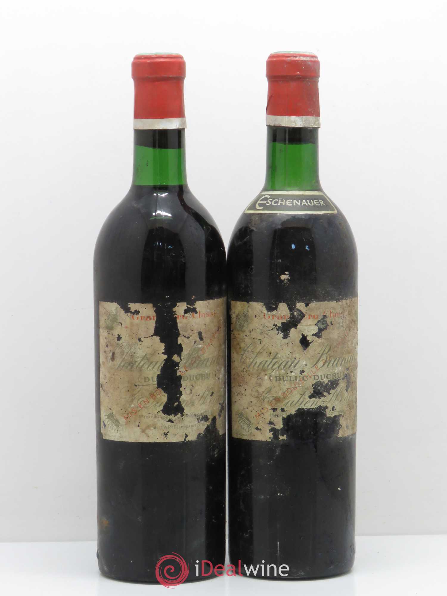 Château Branaire Ducru 4ème Grand Cru Classé 1966 - Lot de 2 bouteilles - 0